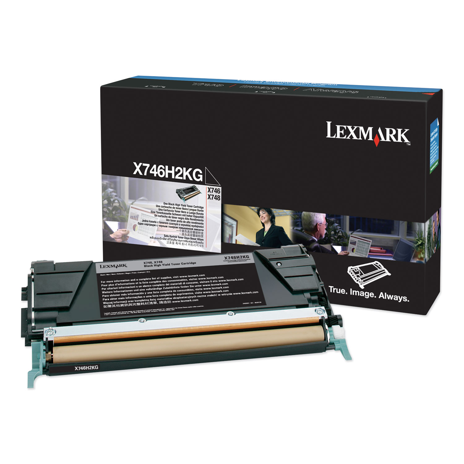  Lexmark X746H2KG X746H2KG High-Yield Toner, 12000 Page-Yield, Black (LEXX746H2KG) 