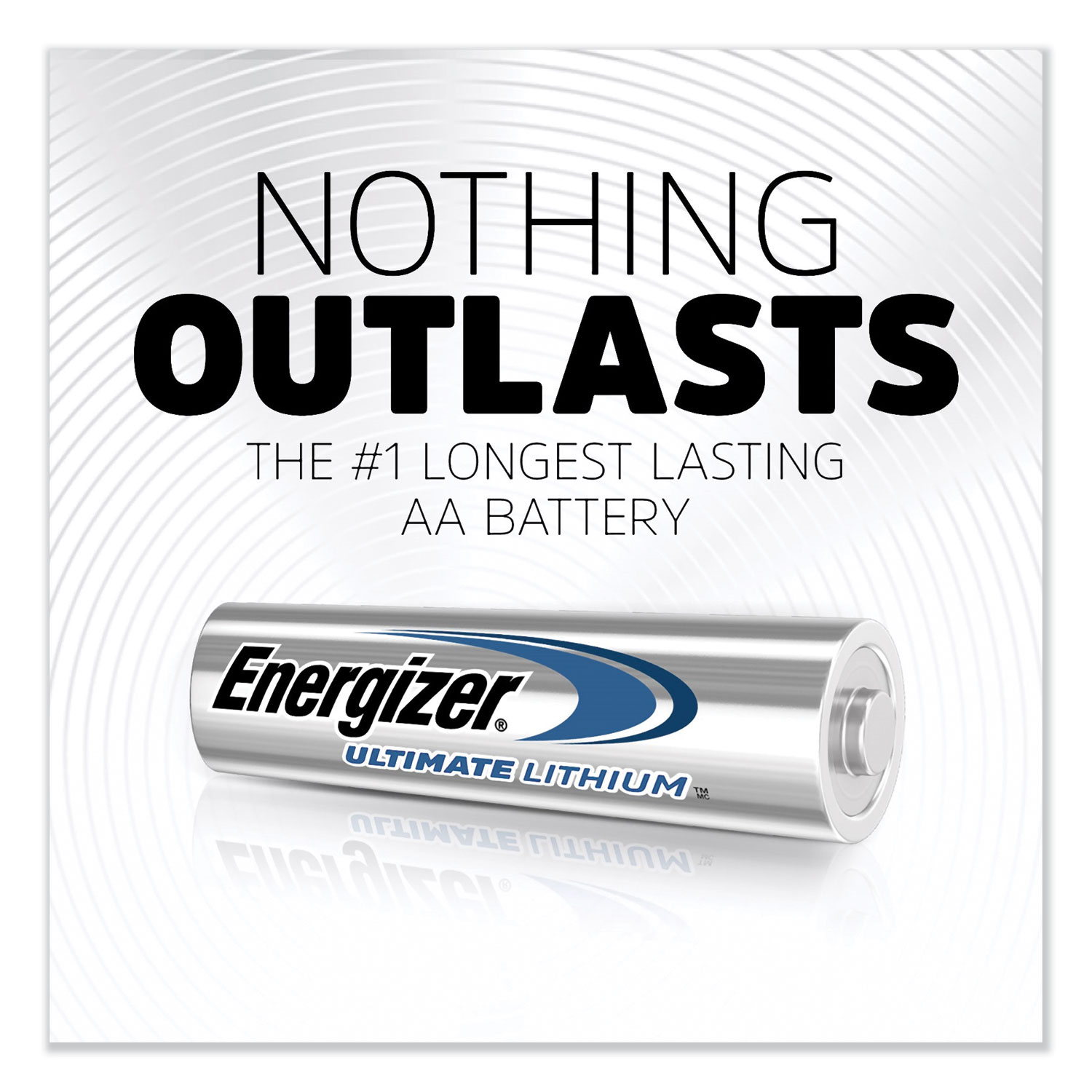 Ultimate Lithium AA Batteries, 1.5V, 8/Pack