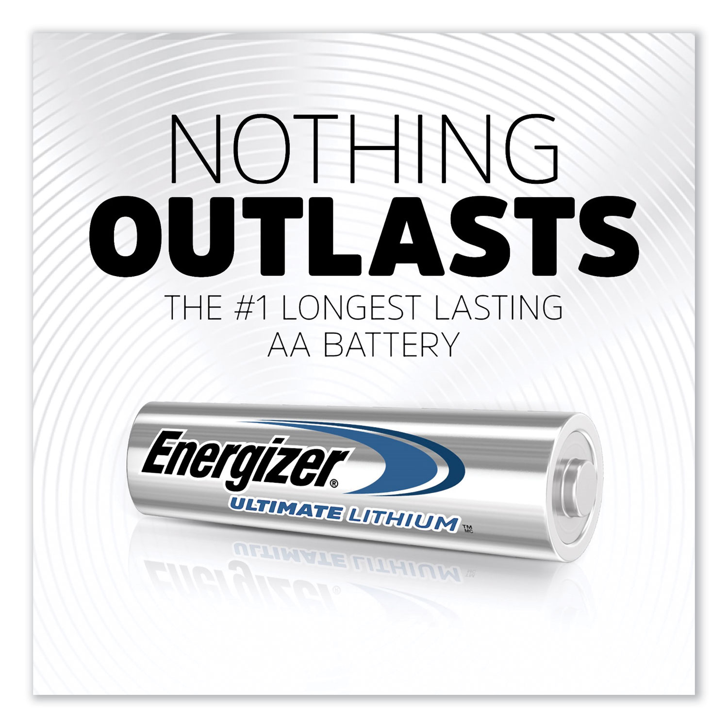 Ultimate Lithium AA Batteries, 1.5V, 4/Pack