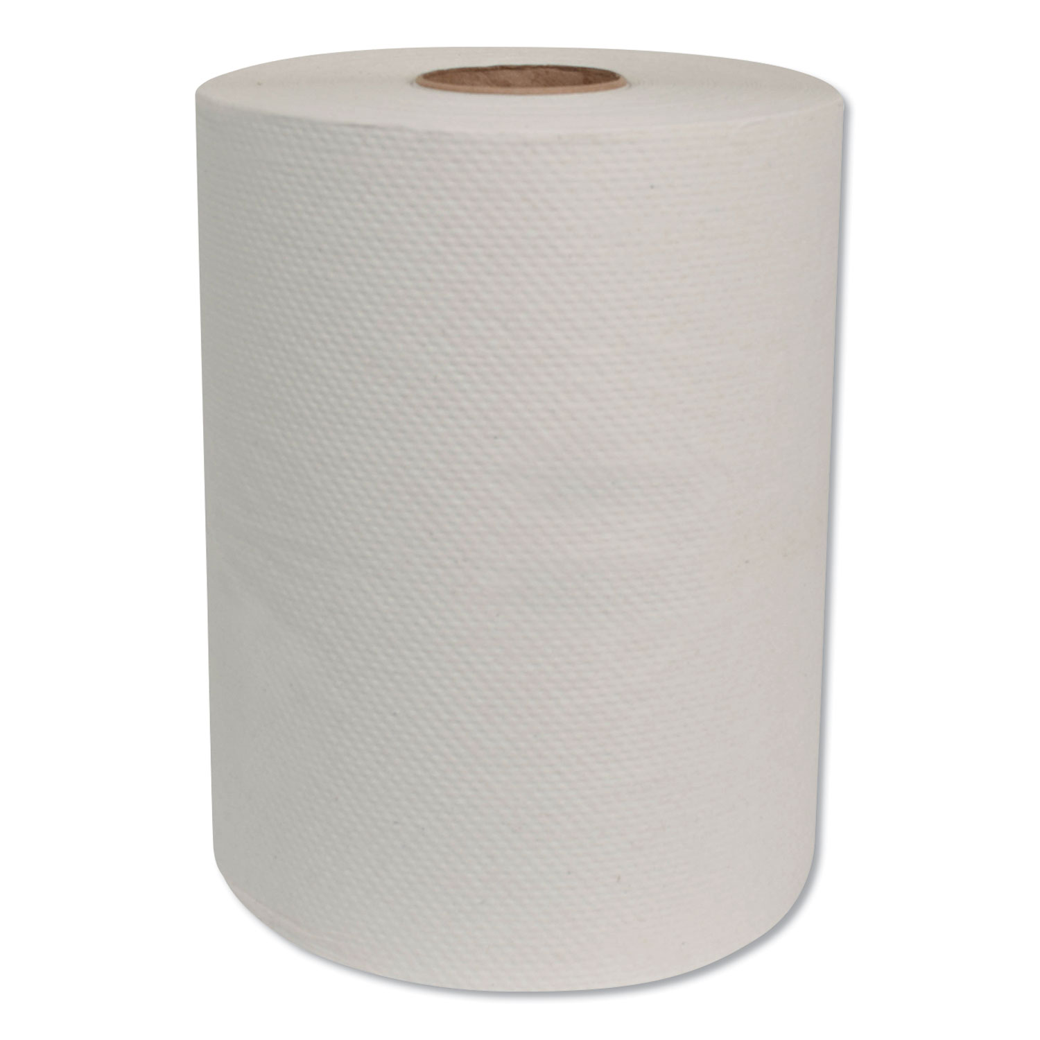 EcoSoft Hardwound Roll Towels, 8 in x 425ft, White, 12 Rolls/Carton