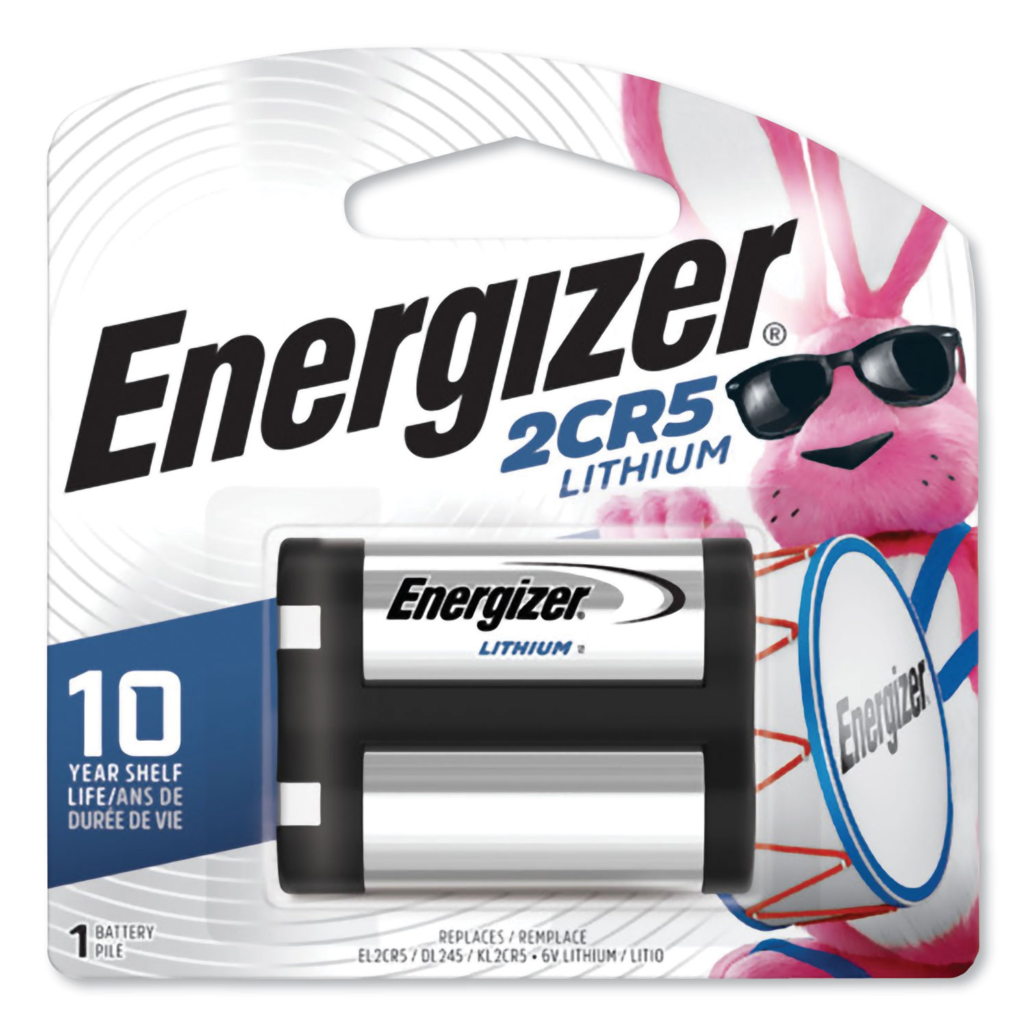  Energizer EL2CR5BP 2CR5 Lithium Photo Battery, 6V (EVEEL2CR5BP) 