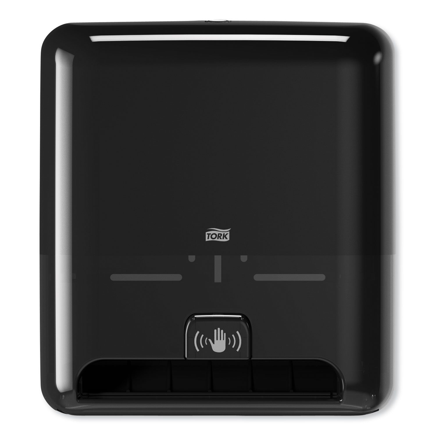  Tork 5511282 Elevation Matic Hand Towel Dispenser with Intuition Sensor, 13 x 8 x 14.5, Black (TRK5511282) 