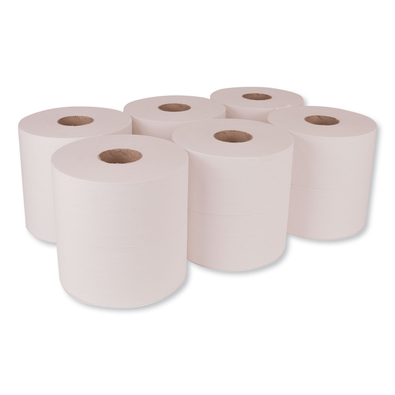 Advanced Jumbo Bath Tissue, 1-Ply, White, 1200 ft/Roll,12 Rolls/Carton