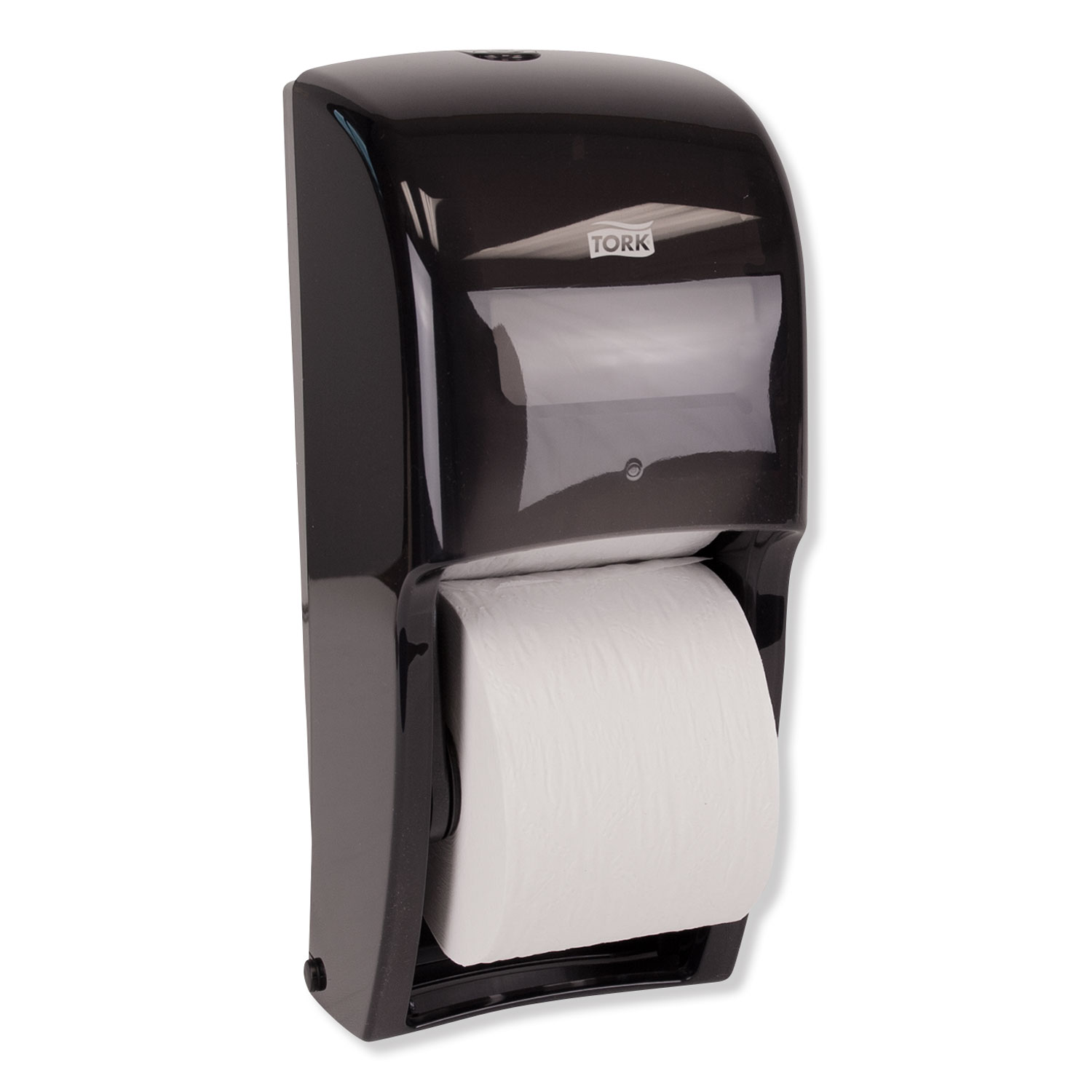 Tork Twin Toilet Paper Roll Dispenser Black T26