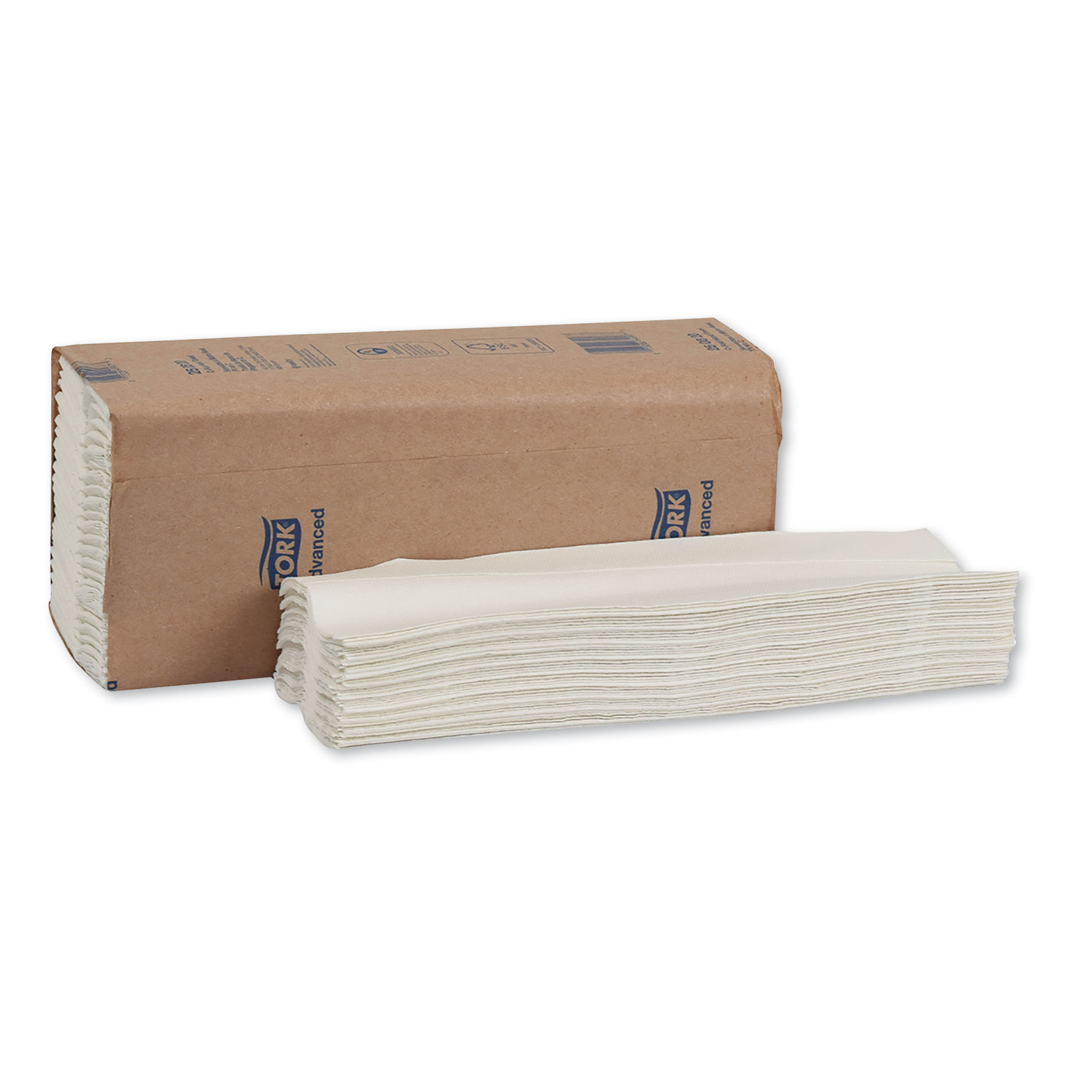 Tork 250620 Advanced C-Fold Hand Towel, 1-Ply, 10.13 x 12.75, White, 150/Pack, 16 Packs/Carton (TRK250620) 