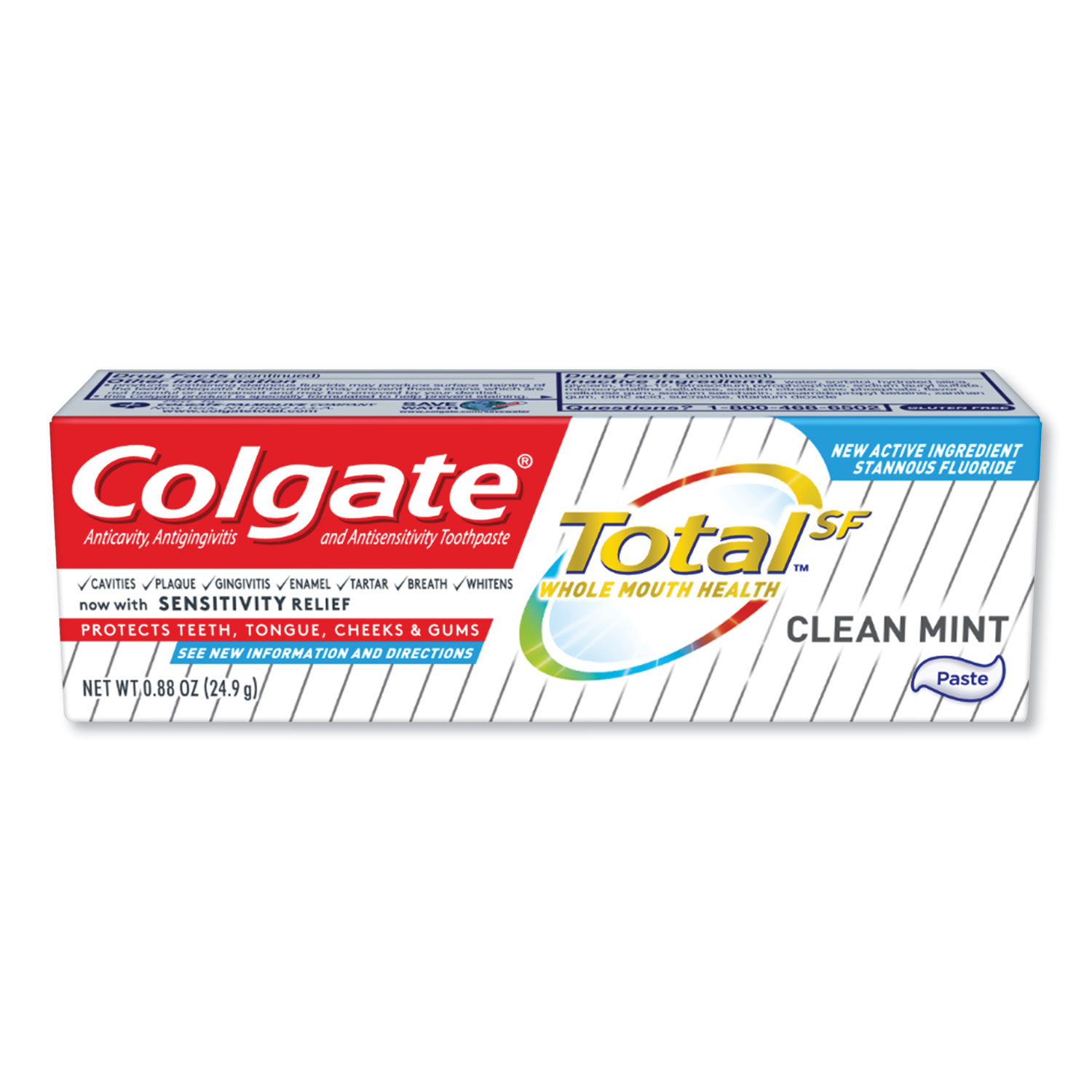  Colgate US05298A Total Toothpaste, Coolmint, 0.88 oz, 24/Carton (CPC45986) 