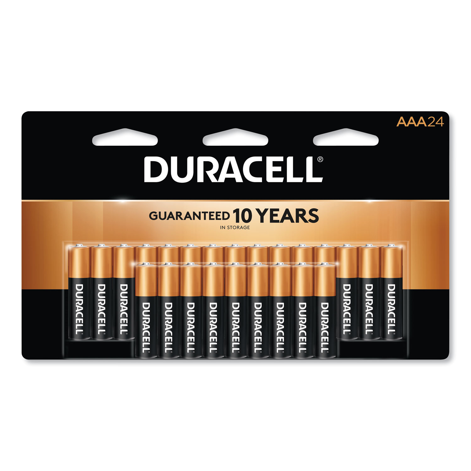  Duracell DURMN2400B24Z CopperTop Alkaline AAA Batteries, 24/Pack (DURMN2400B24Z) 