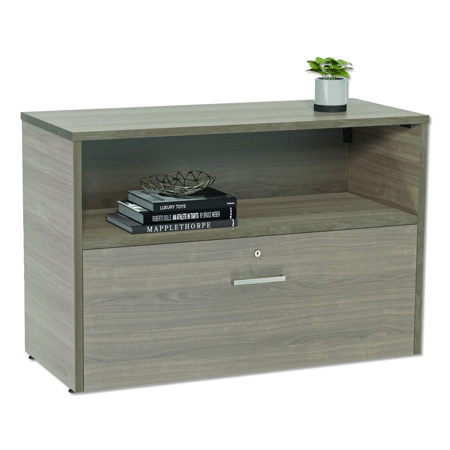 Urban Series Cabinet Credenza Pedestal with Lateral File, 35.25w x