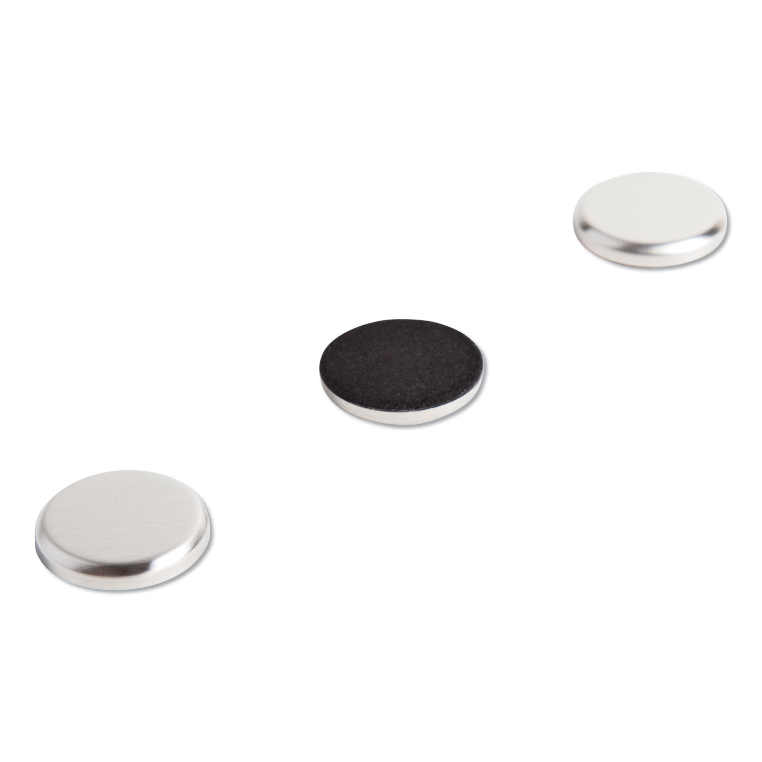 High Energy Magnets, Circle, Silver, 1.25