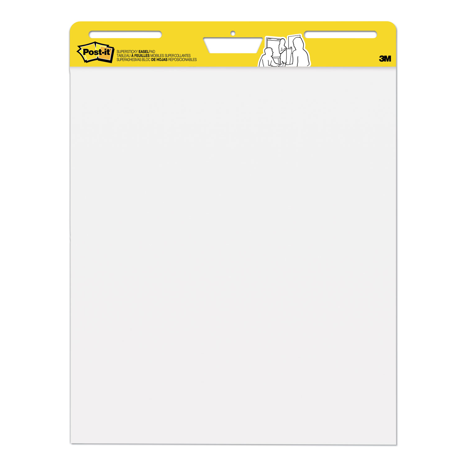  Post-it Easel Pads Super Sticky 559 Self-Stick Easel Pads, 25 x 30, White, 30 Sheets, 2/Carton (MMM559) 