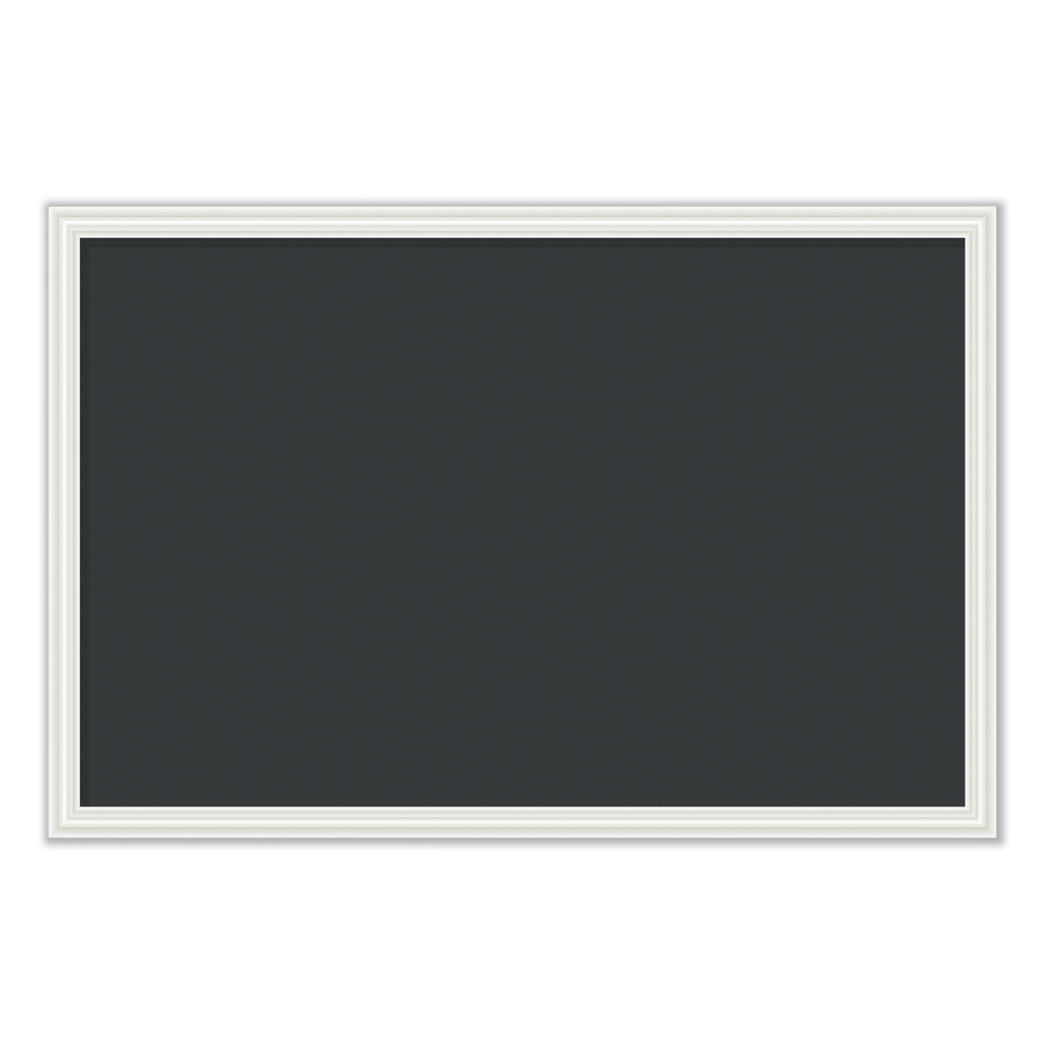  U Brands 2073U00-01 Magnetic Chalkboard with Decor Frame, 30 x 20, Black Surface/White Frame (UBR2073U0001) 