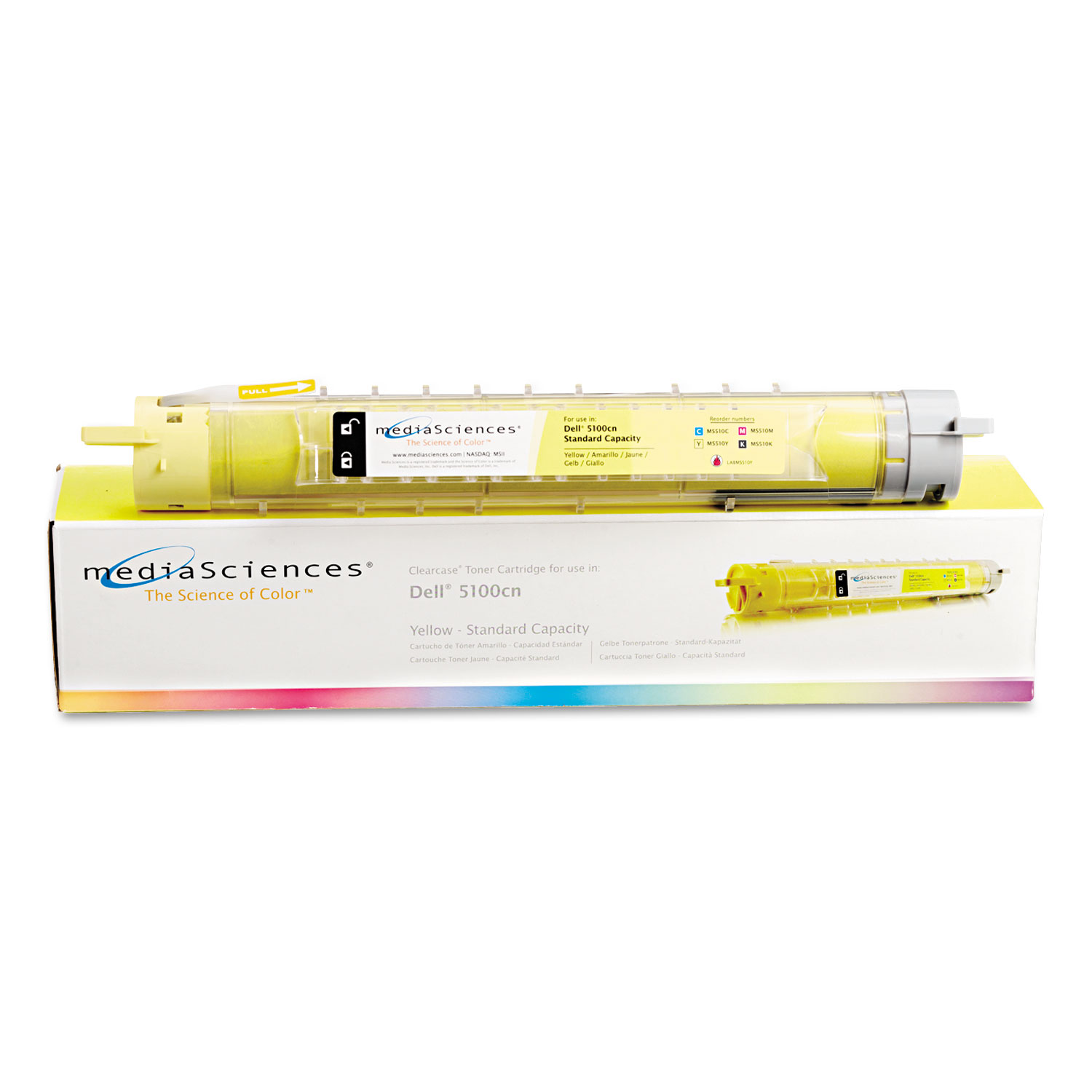 MS510Y Remanufactured 310-5808 (HG308) High-Yield Toner, Yellow