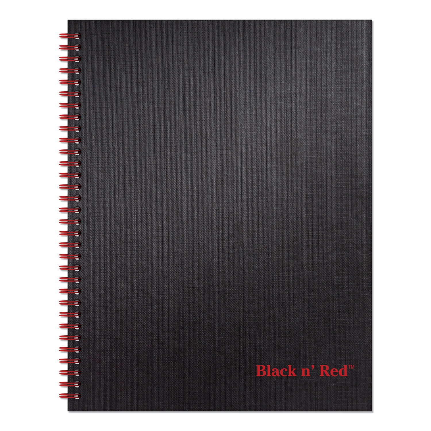  Black n' Red K67030 Twinwire Hardcover Notebook, Wide/Legal Rule, Black Cover, 11 x 8.5, 70 Sheets (JDKK67030) 
