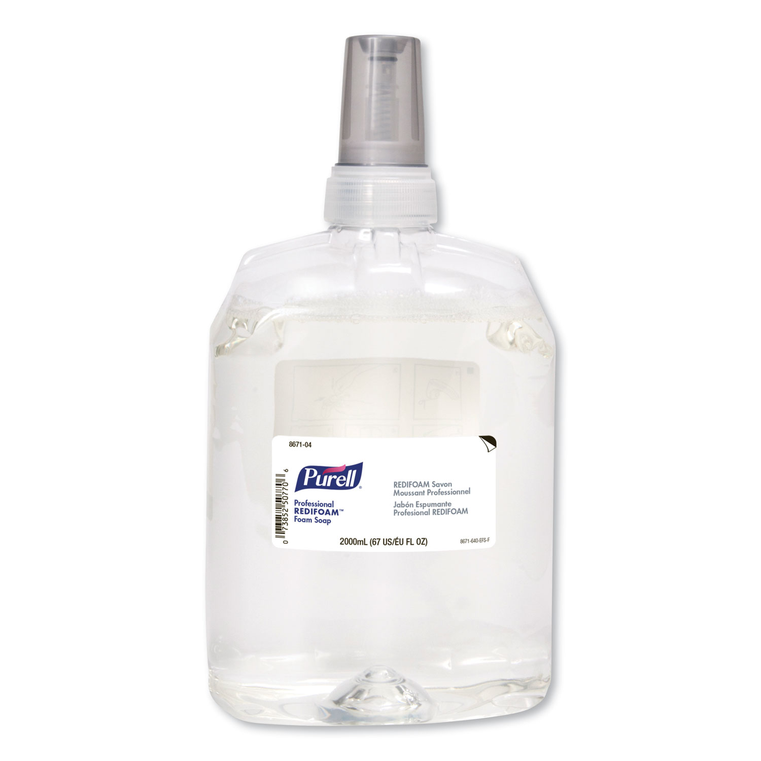  PURELL 8671-04 Professional REDIFOAM Foam Soap, Citrus Mint, 2000 mL, 4/Carton (GOJ867104CT) 
