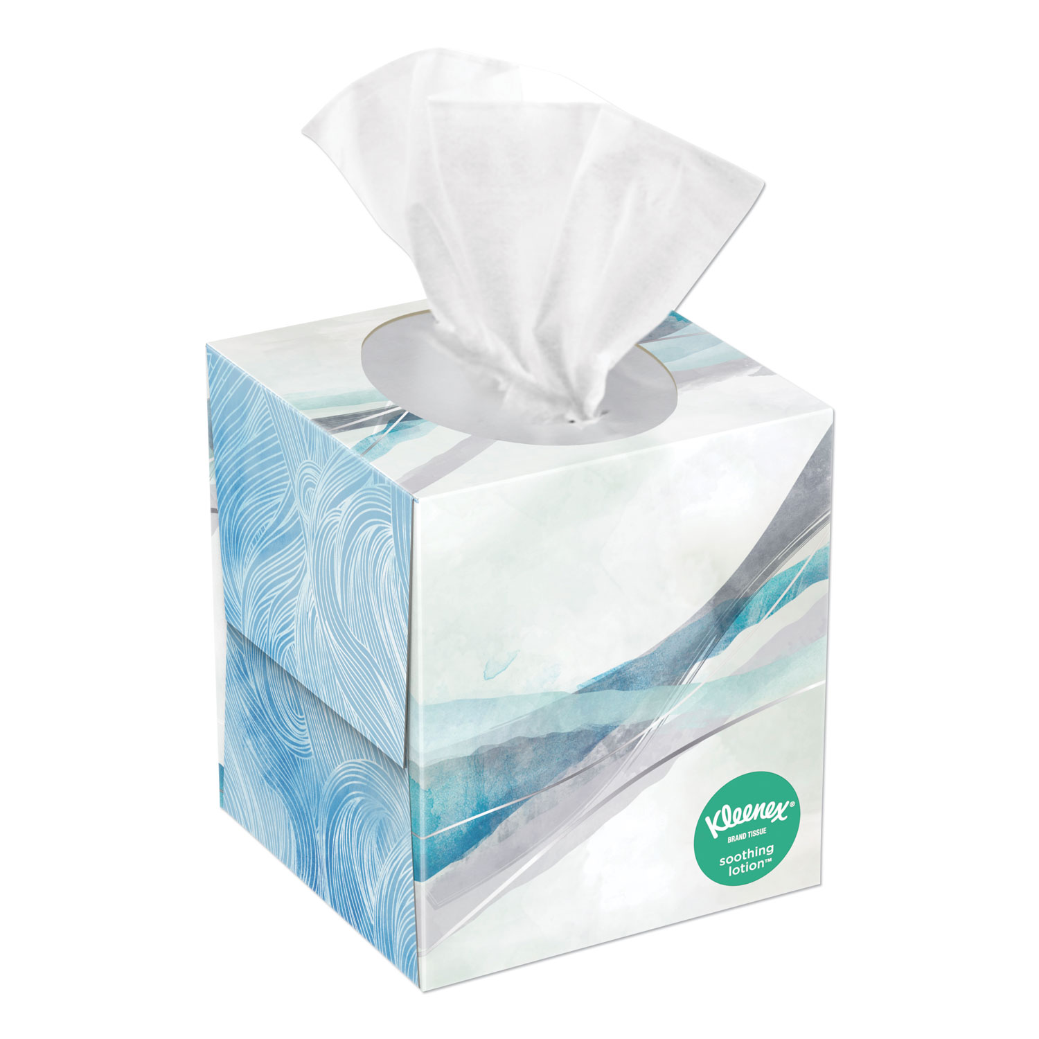  Kleenex 25829 Lotion Facial Tissue, 2-Ply, White, 65 Sheets/Box, 27 Boxes/Carton (KCC49974) 