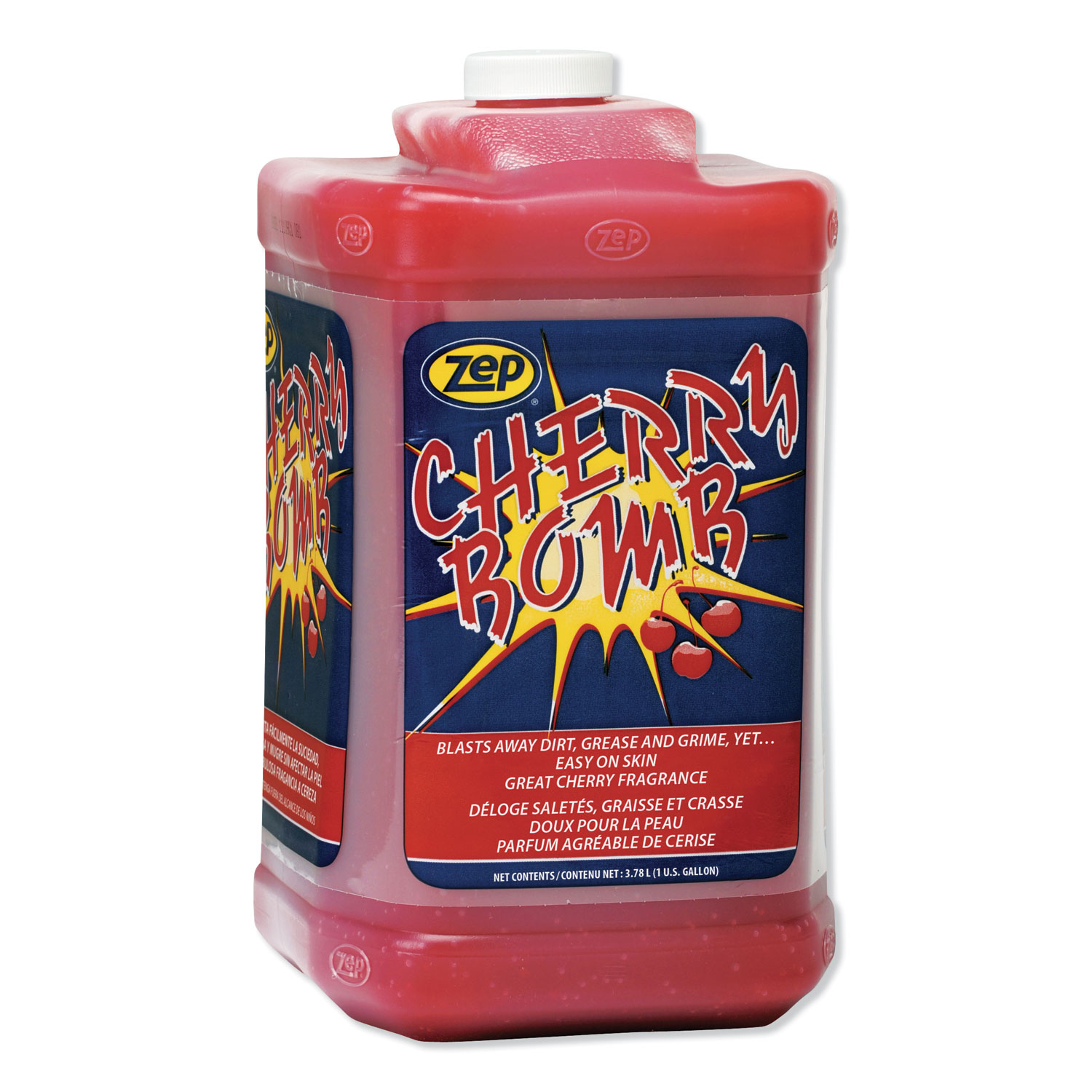  Zep 95124 Cherry Bomb Hand Cleaner, Cherry Scent, 1 gal Bottle, 4/Carton (ZPE95124) 