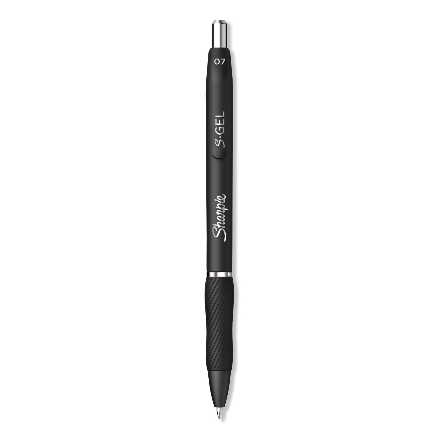  Sharpie S-Gel 2096193 S-Gel Retractable Gel Pen, Medium 0.7 mm, Black Ink, Black Barrel, 36/Pack (SAN2096193) 