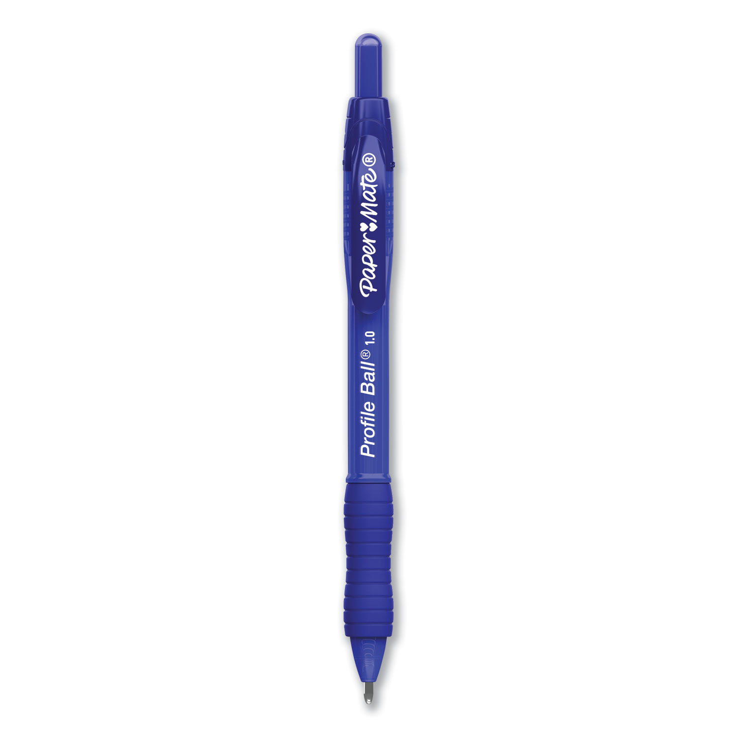  Paper Mate 2095462 Profile Retractable Ballpoint Pen, Bold 1 mm, Blue Ink/Barrel, Dozen (PAP2095462) 