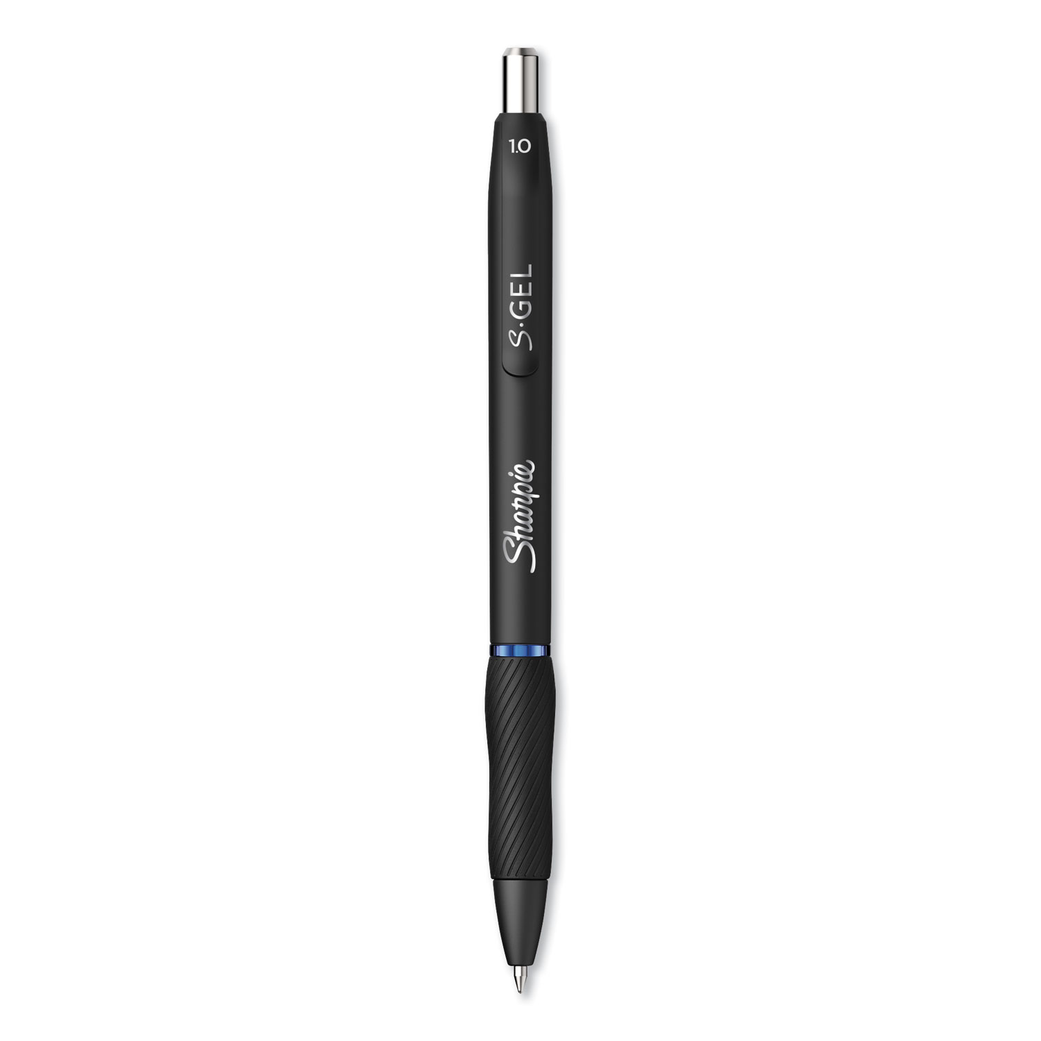 S-Gel Retractable Gel Pen, Bold 1 mm, Blue Ink, Black Barrel, 36/Pack