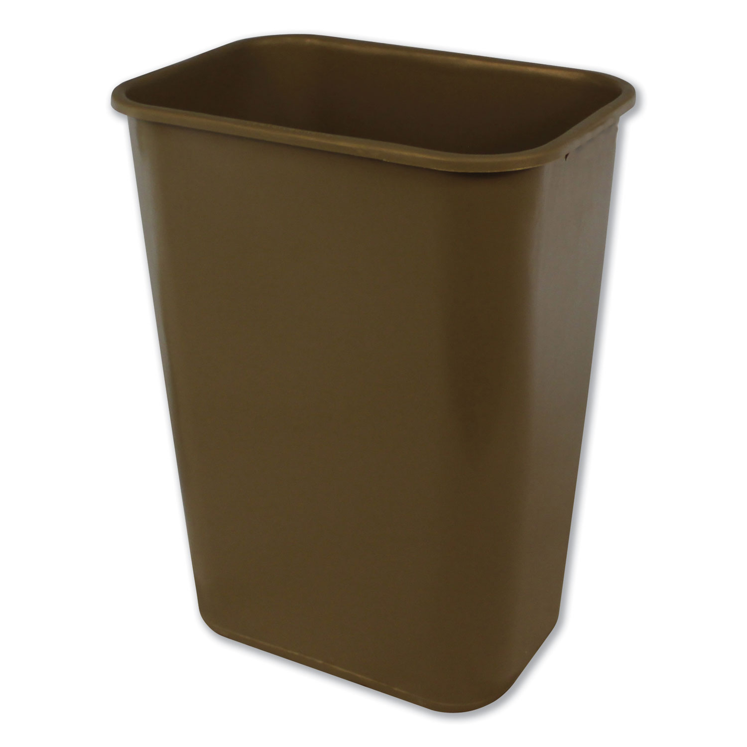  Impact IMP 7703 BEI Soft-Sided Wastebasket, Rectangular, Polyethylene, 41 qt, Beige (IMP7703BEI) 