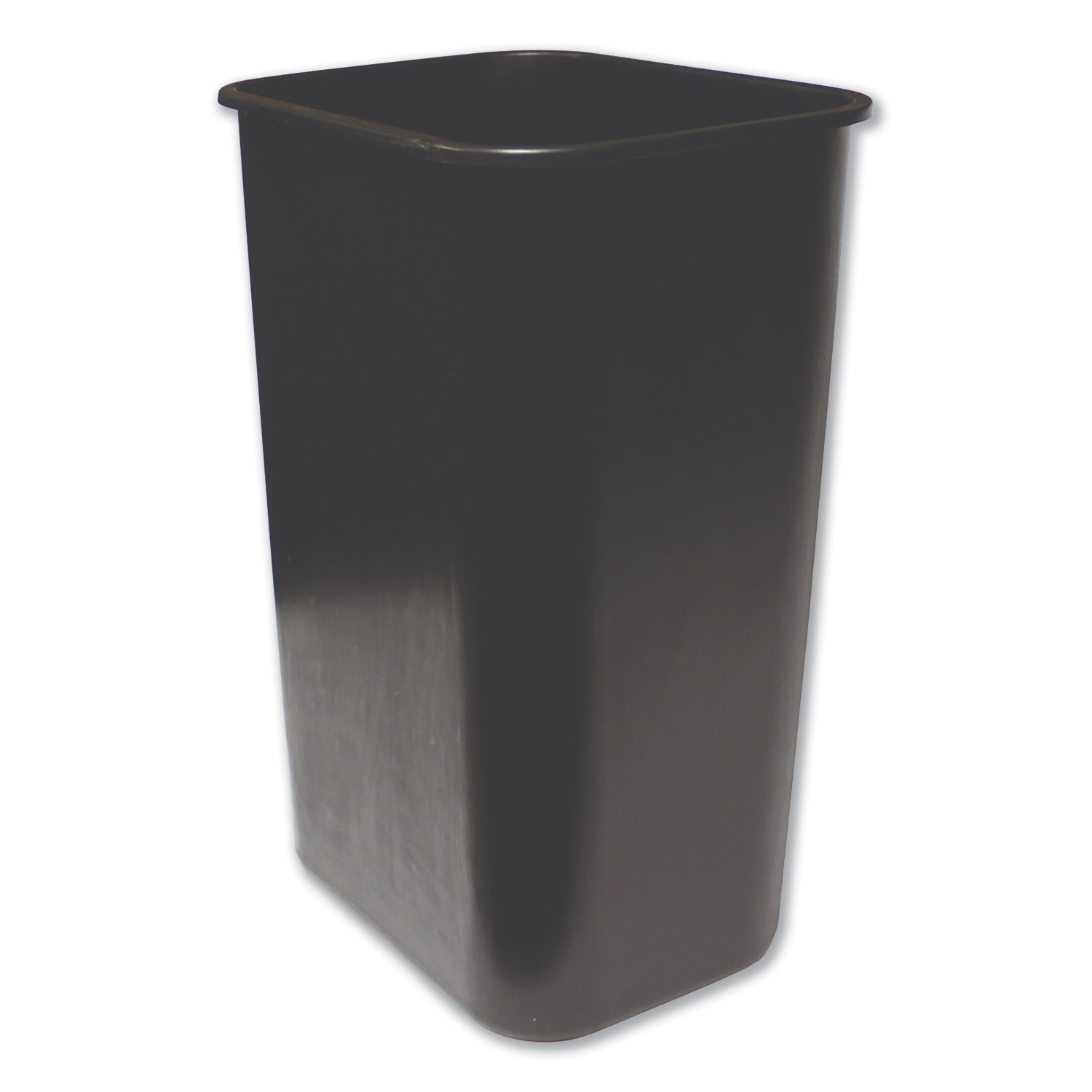 Impact IMP 7703-5 Soft-Sided Wastebasket, Rectangular, Polyethylene, 41 qt, Black (IMP77035) 
