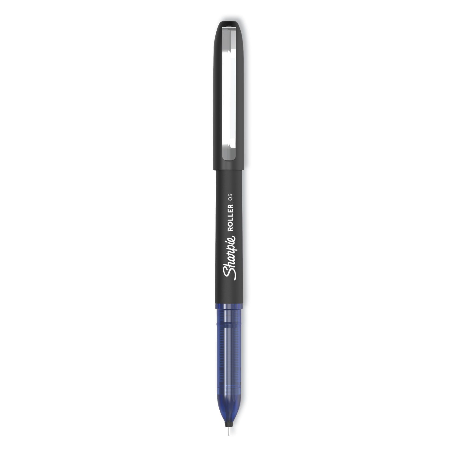  Sharpie Roller 2093199 Roller Ball Stick Pen, Fine 0.5 mm, Blue Ink/Barrel, Dozen (SAN2093199) 