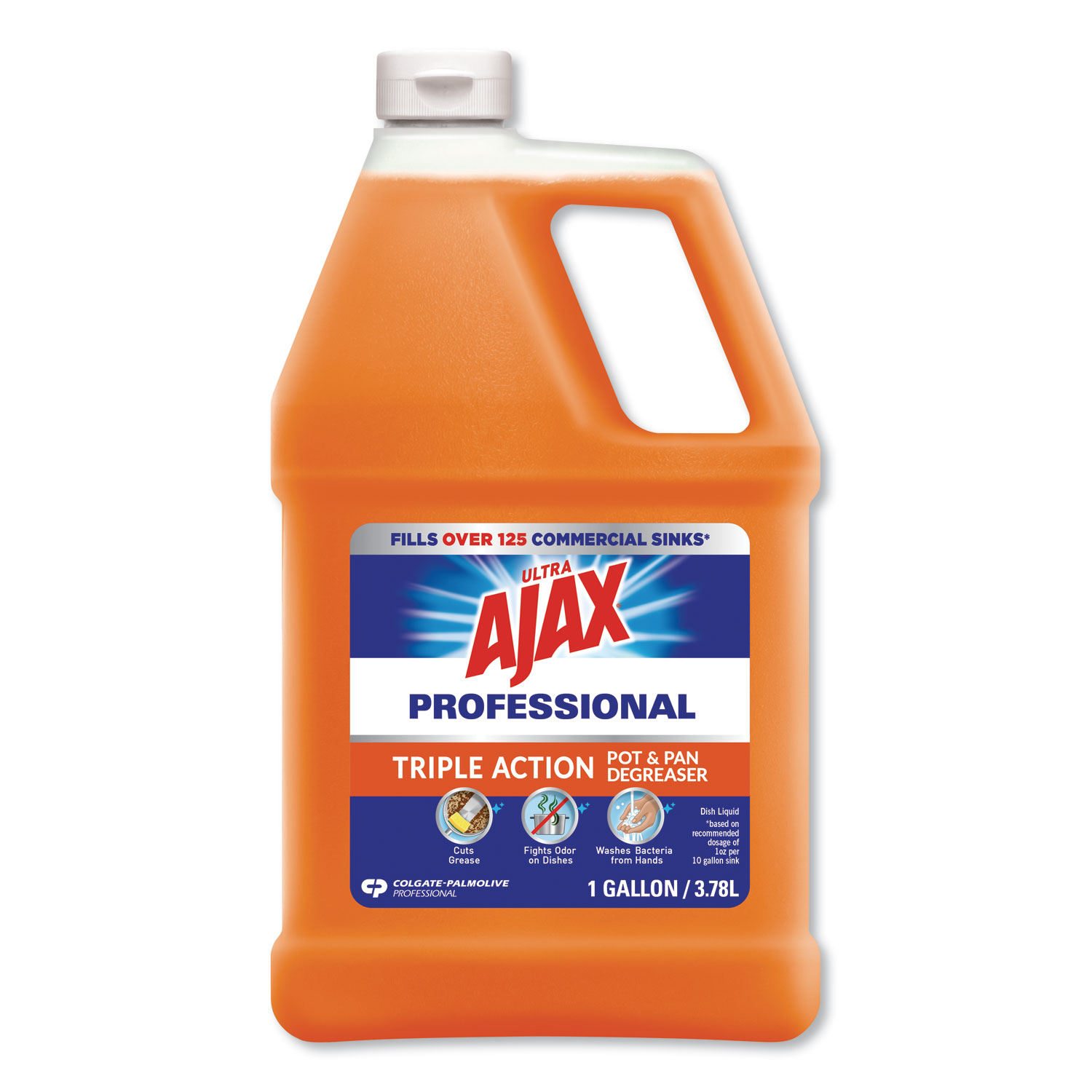  Ajax US05981A Dish Detergent, Citrus Scent, 1 gal Bottle, 4/Carton (CPC47219) 