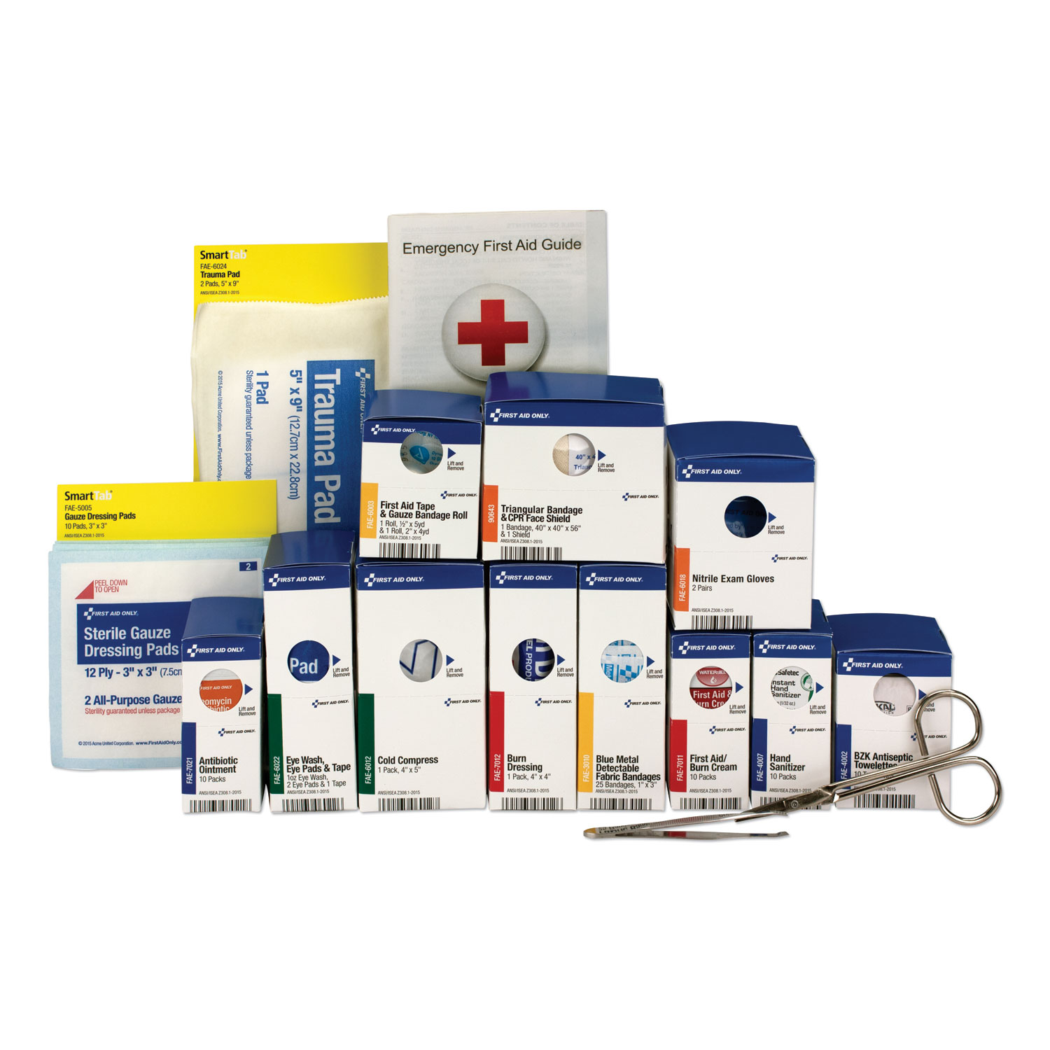  First Aid Only 90692 Medium Metal SmartCompliance Food Service Refill Pack, 94 Pieces (FAO90692) 