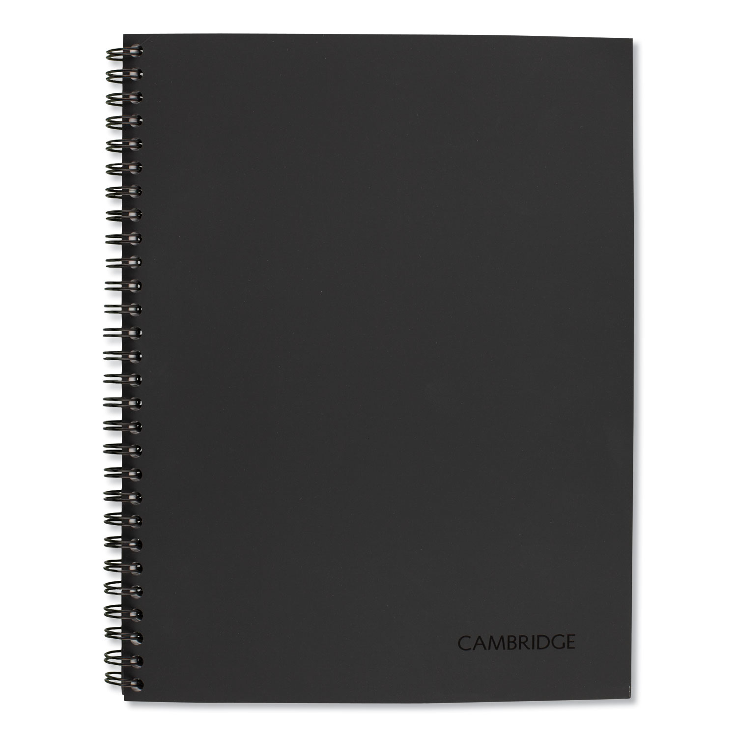  Cambridge 06122 Wirebound Action Planner Business Notebook, Dark Gray, 9.5 x 7.5, 80 Sheets (MEA06122) 