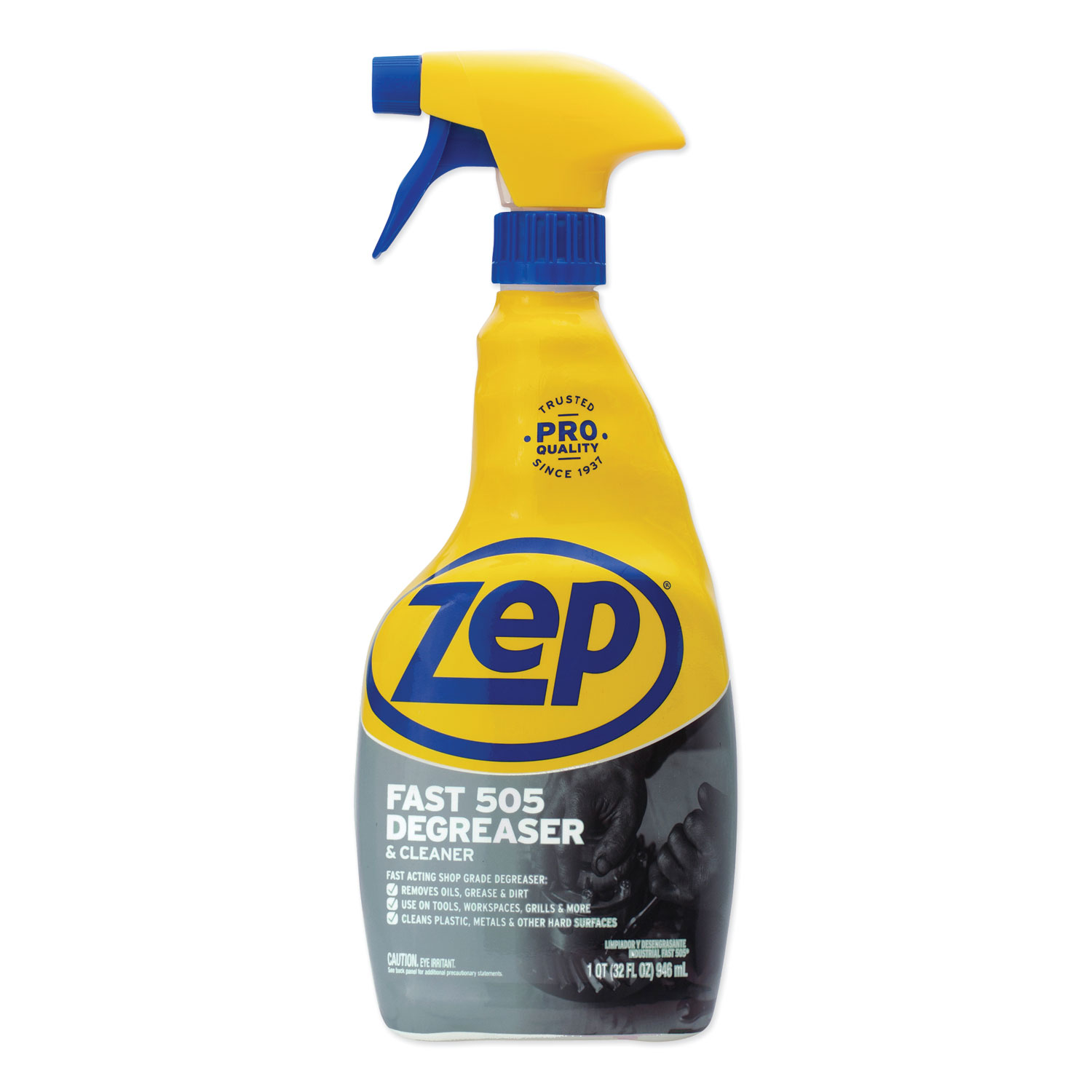  Zep Commercial ZU50532 Fast 505 Cleaner & Degreaser, Lemon Scent, 32 oz Spray Bottle (ZPEZU50532EA) 