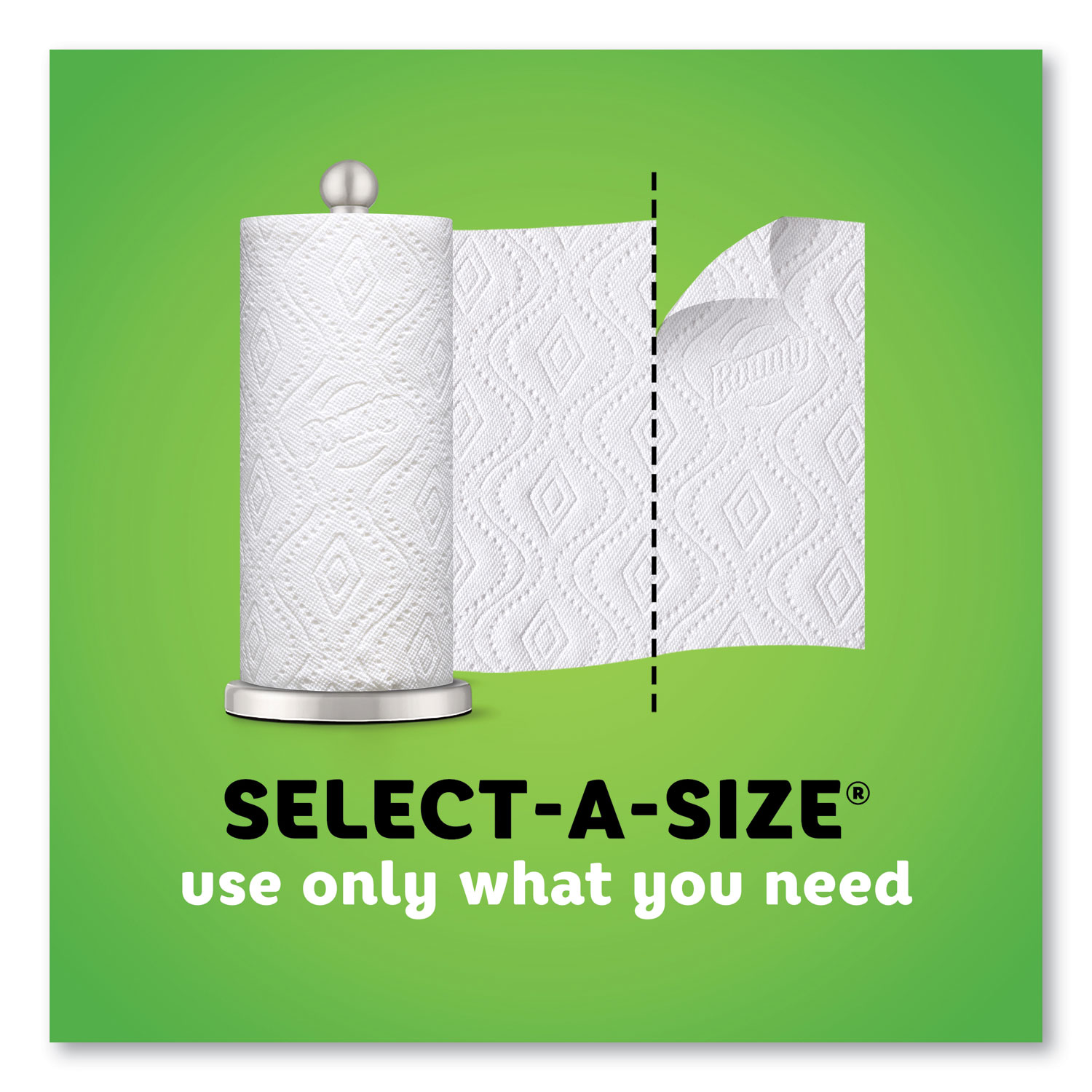 SelectaSize Paper Towels, 2Ply, White, 5.9 x 11, 83 Sheets/Roll