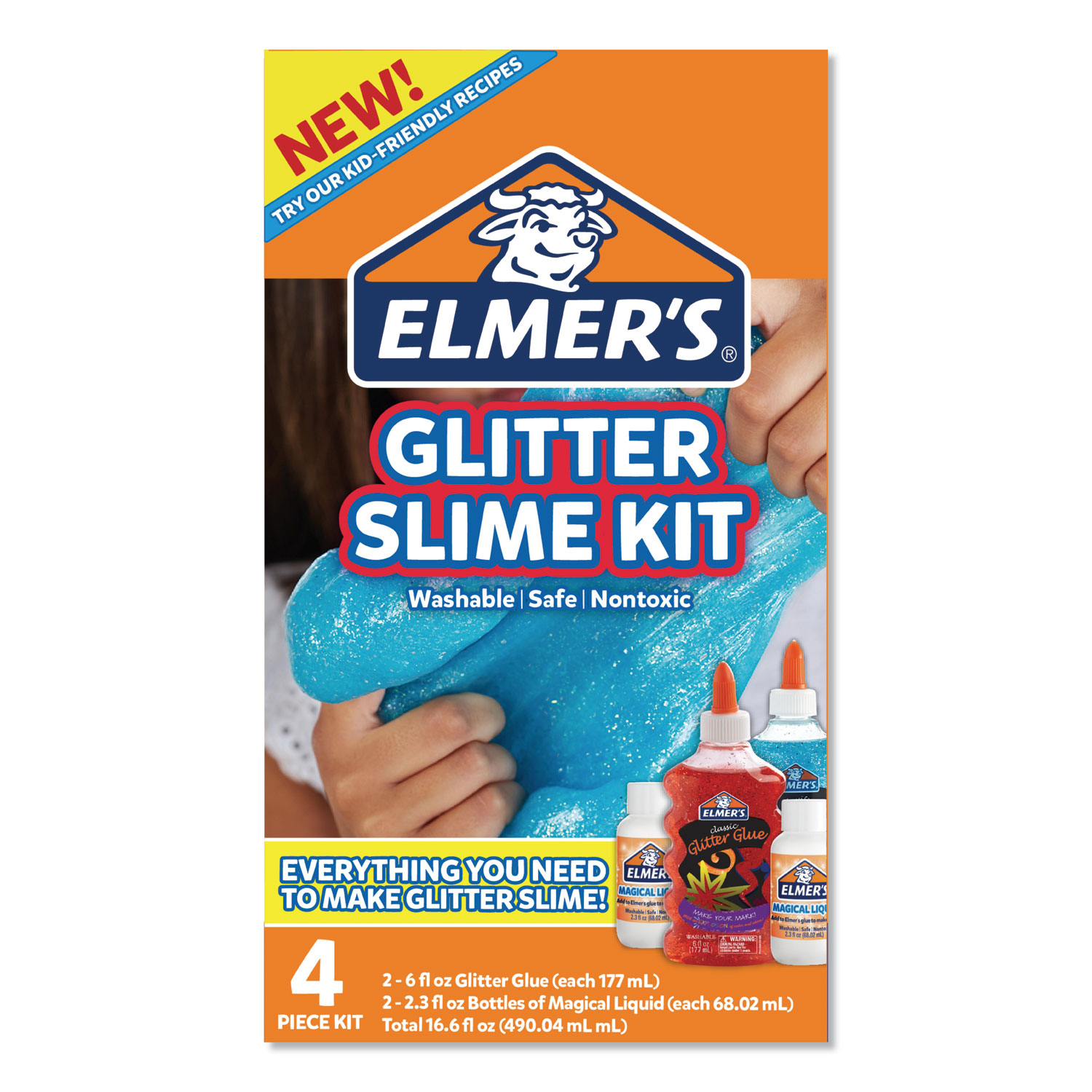  Elmer's 2062240 Glitter Activator Kit, 16.6 oz, Assorted Colors (EPI2062240) 