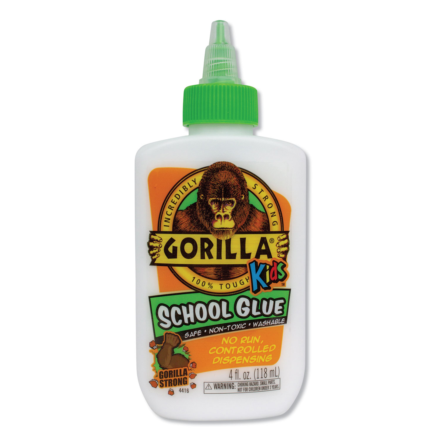  Gorilla Glue 2754208PK School Glue Liquid, 4 oz, Dries Clear, 6/Pack (GOR2754208PK) 