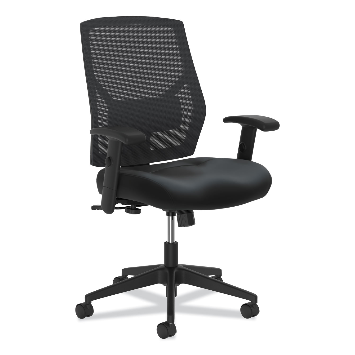  HON BSXVL581SB11T Crio High-Back Task Chair, Supports up to 250 lbs., Black Seat/Black Back, Black Base (BSXVL581SB11T) 