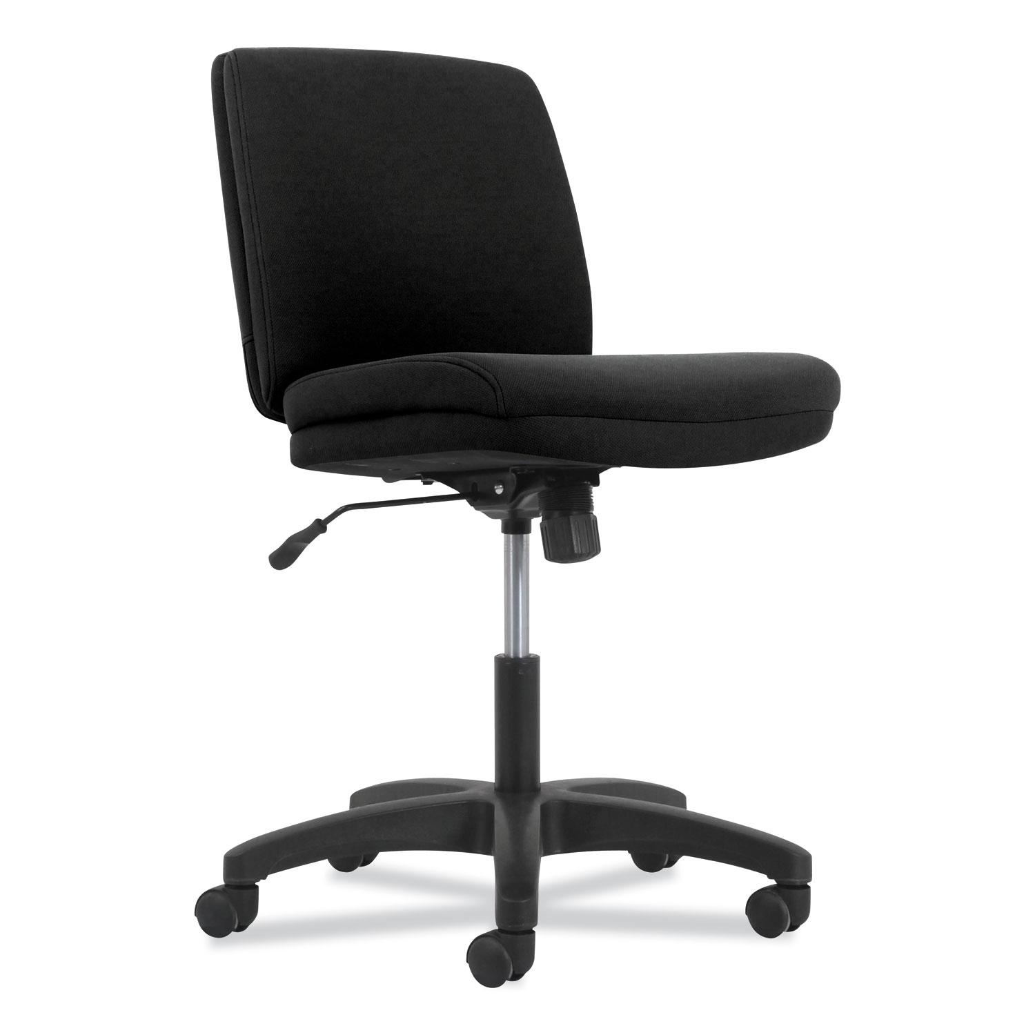  HON HONVL281Z1VA10T Network Low-Back Armless Chair, 18.7 x 16.5 x 21.5, Supports up to 250 lbs., Black Seat/Back and Base (HONVL281Z1VA10T) 