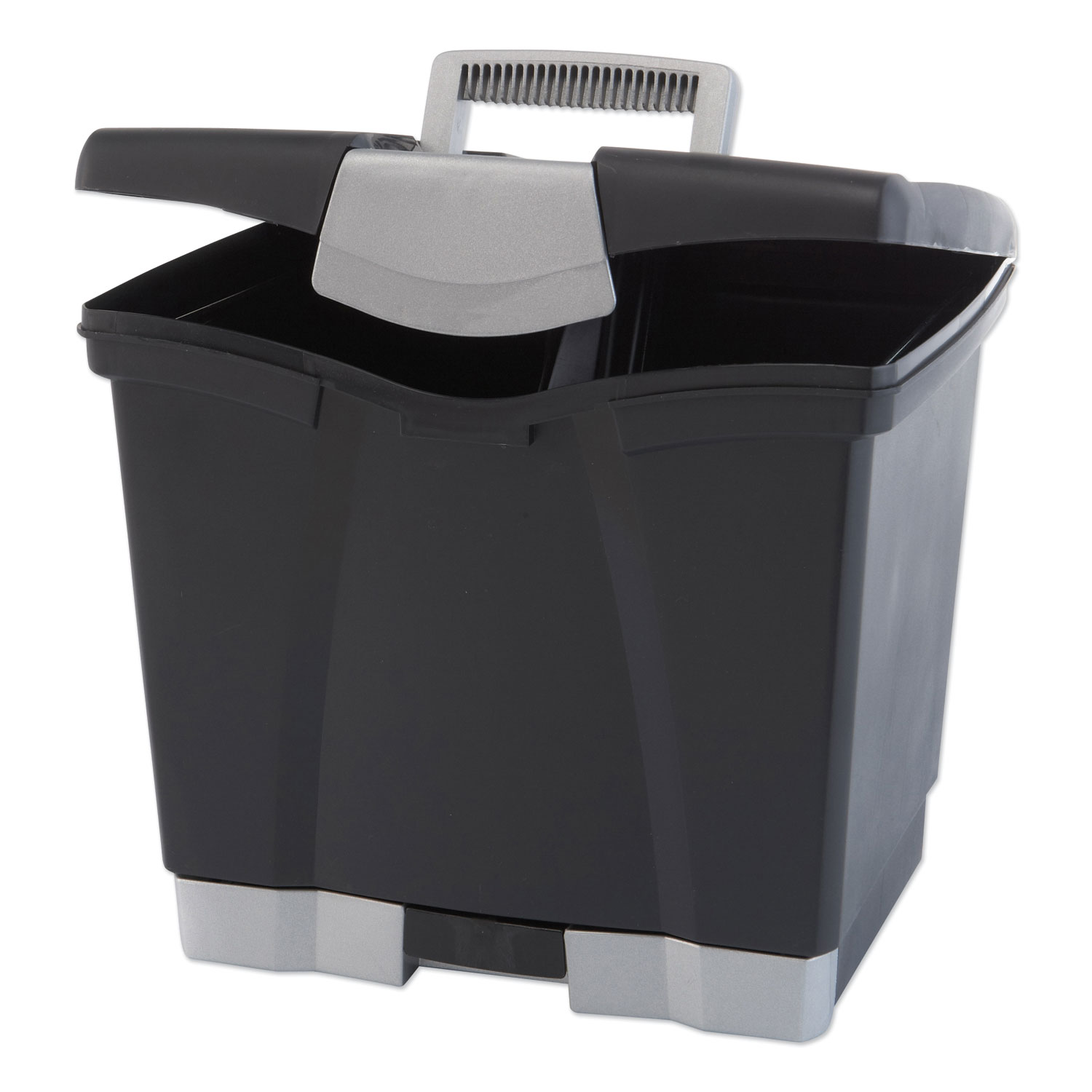  Storex 61523U01C Portable File Box with Drawer, Letter Files, 14 x 11.25 x 14.5, Black (STX61523U01C) 