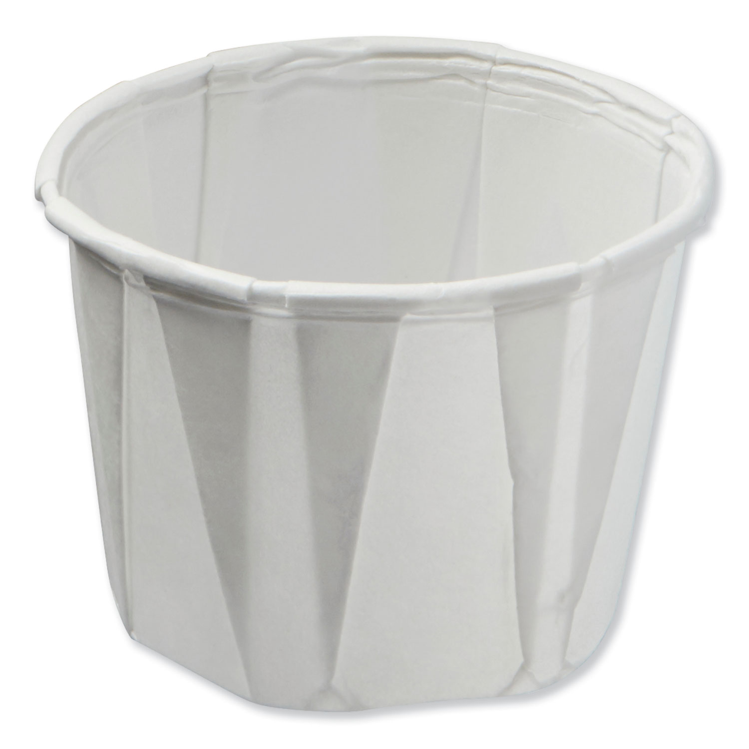  Konie 0.75KPC Paper Souffle Portion Cups, 0.75 oz, White, 250/Sleeve, 20 Sleeves/Carton (KCI075KPC) 