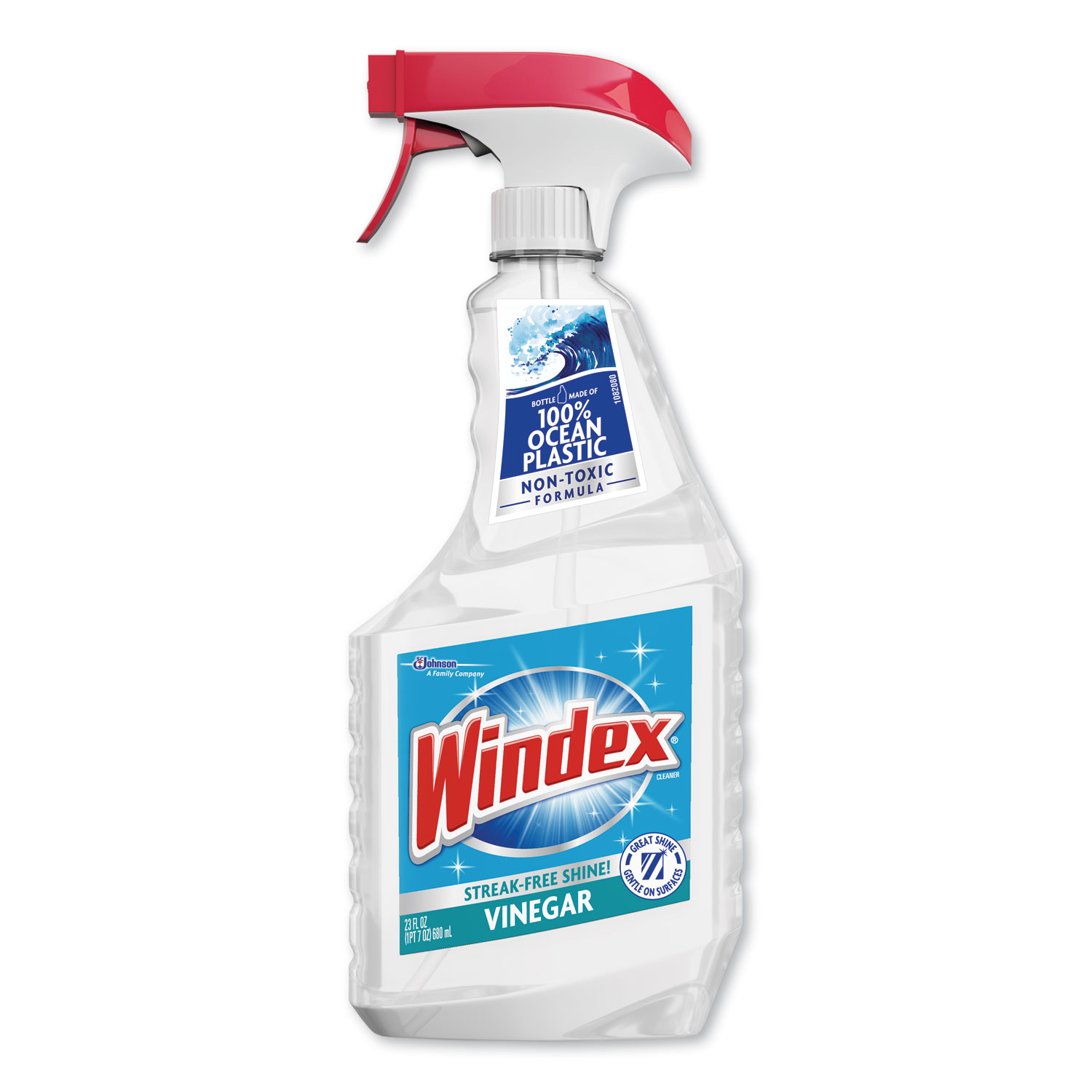  Windex 312620 Multi-Surface Vinegar Cleaner, Fresh Clean Scent, 23 oz Spray Bottle (SJN312620EA) 