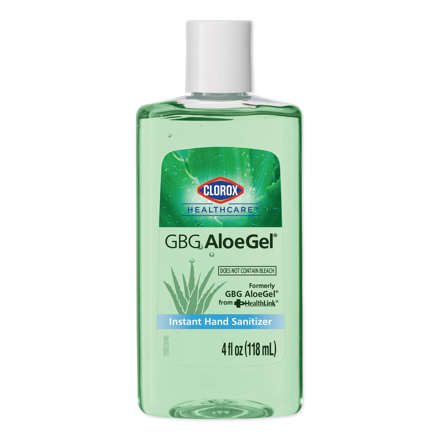 Clorox Healthcare 32374 GBG AloeGel Instant Hand Sanitizer, 4 oz Bottle, 24/Carton (CLO32374) 
