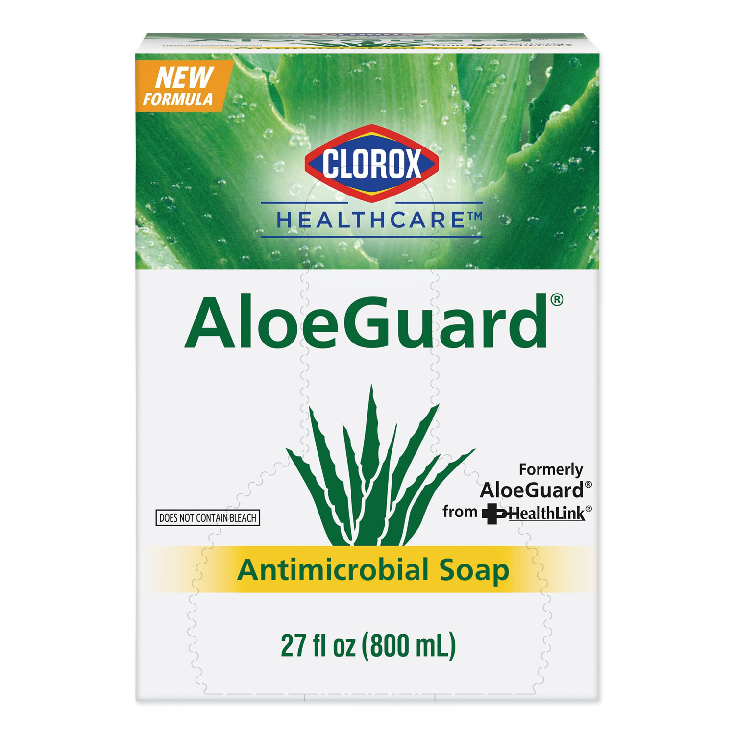 AloeGuard® Antimicrobial Soap, Aloe Scent, 27 oz Bag, 12/Carton