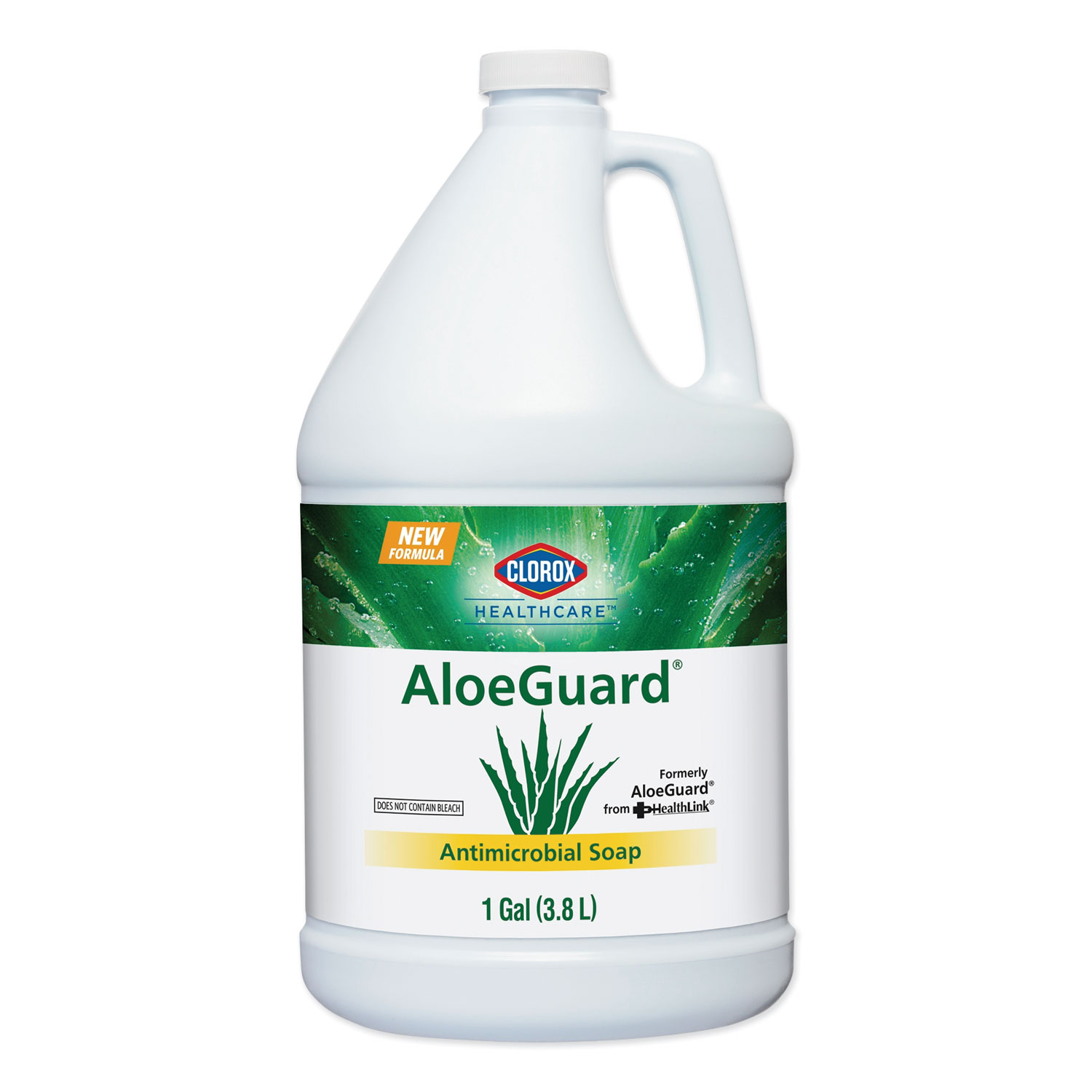  Clorox Healthcare 32380 AloeGuard Antimicrobial Soap, Aloe Scent, 1 gal Bottle, 4/Carton (CLO32380) 