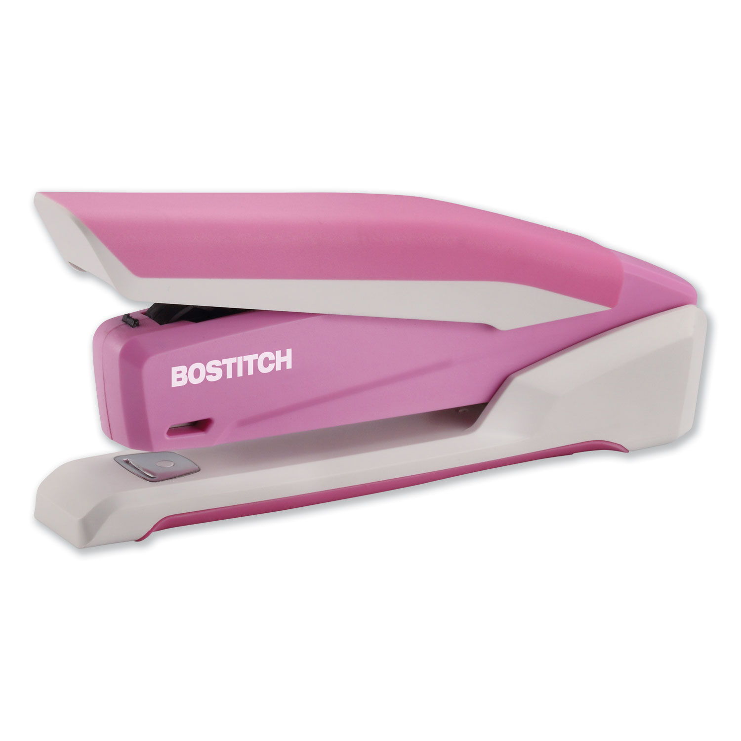  Bostitch 1188 InCourage Spring-Powered Desktop Stapler, 20-Sheet Capacity, Pink/White (ACI1188) 