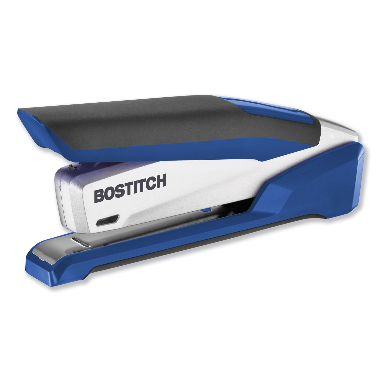  Bostitch 1118 InPower Spring-Powered Premium Desktop Stapler, 28-Sheet Capacity, Blue/Silver (ACI1118) 