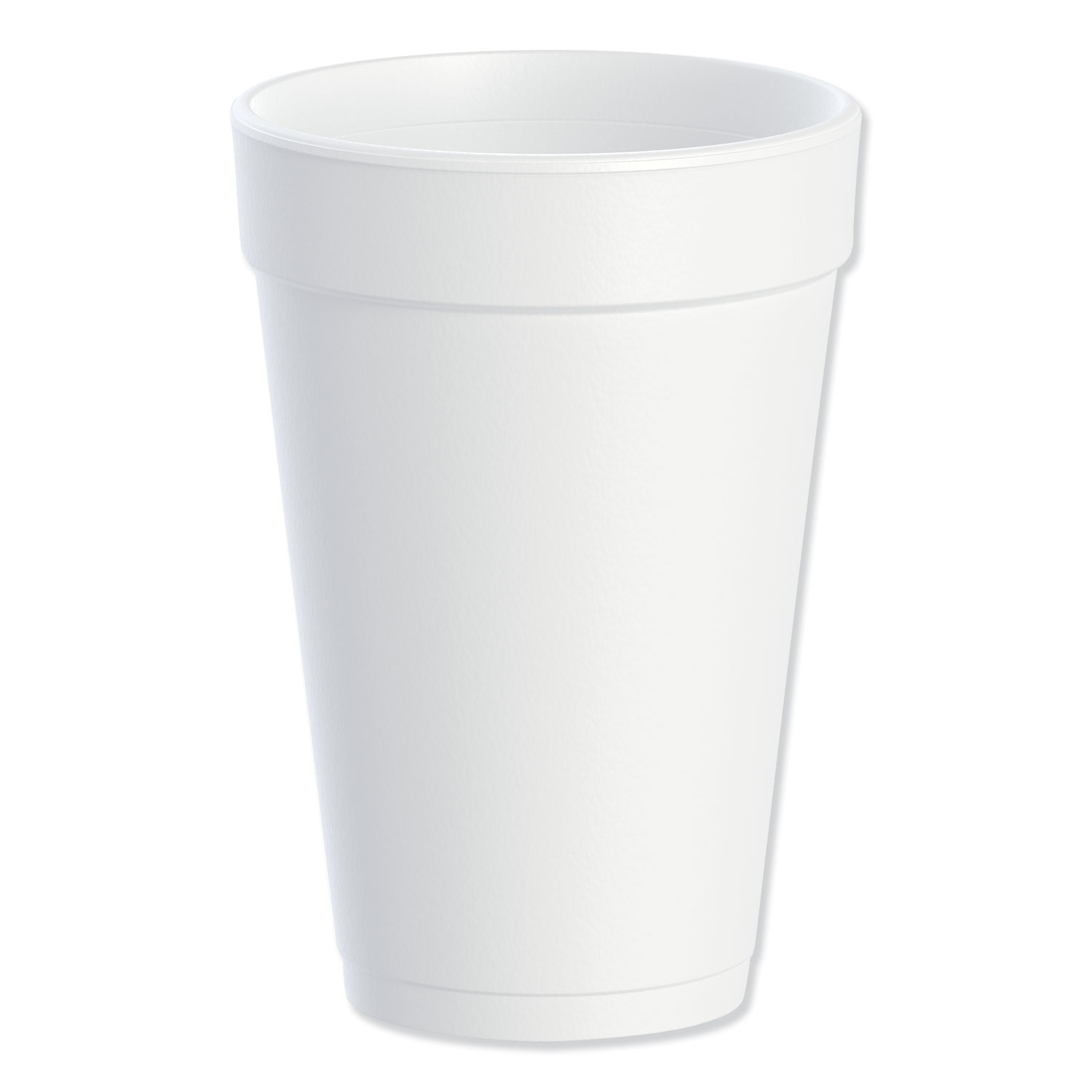  Dart 16J16 Foam Drink Cups, 16oz, White, 25/Bag, 40 Bags/Carton (DCC16J16) 