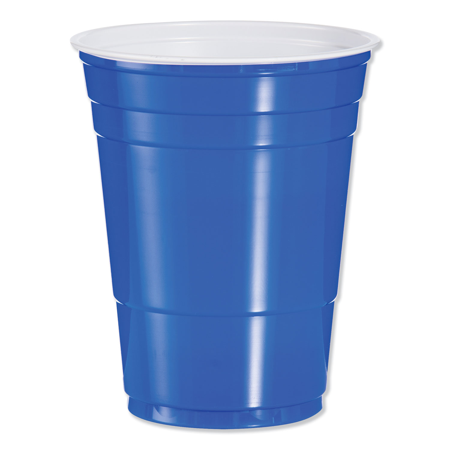  Dart P16B Solo Plastic Party Cold Cups, 16oz, Blue, 50/Bag, 20 Bags/Carton (DCCP16B) 
