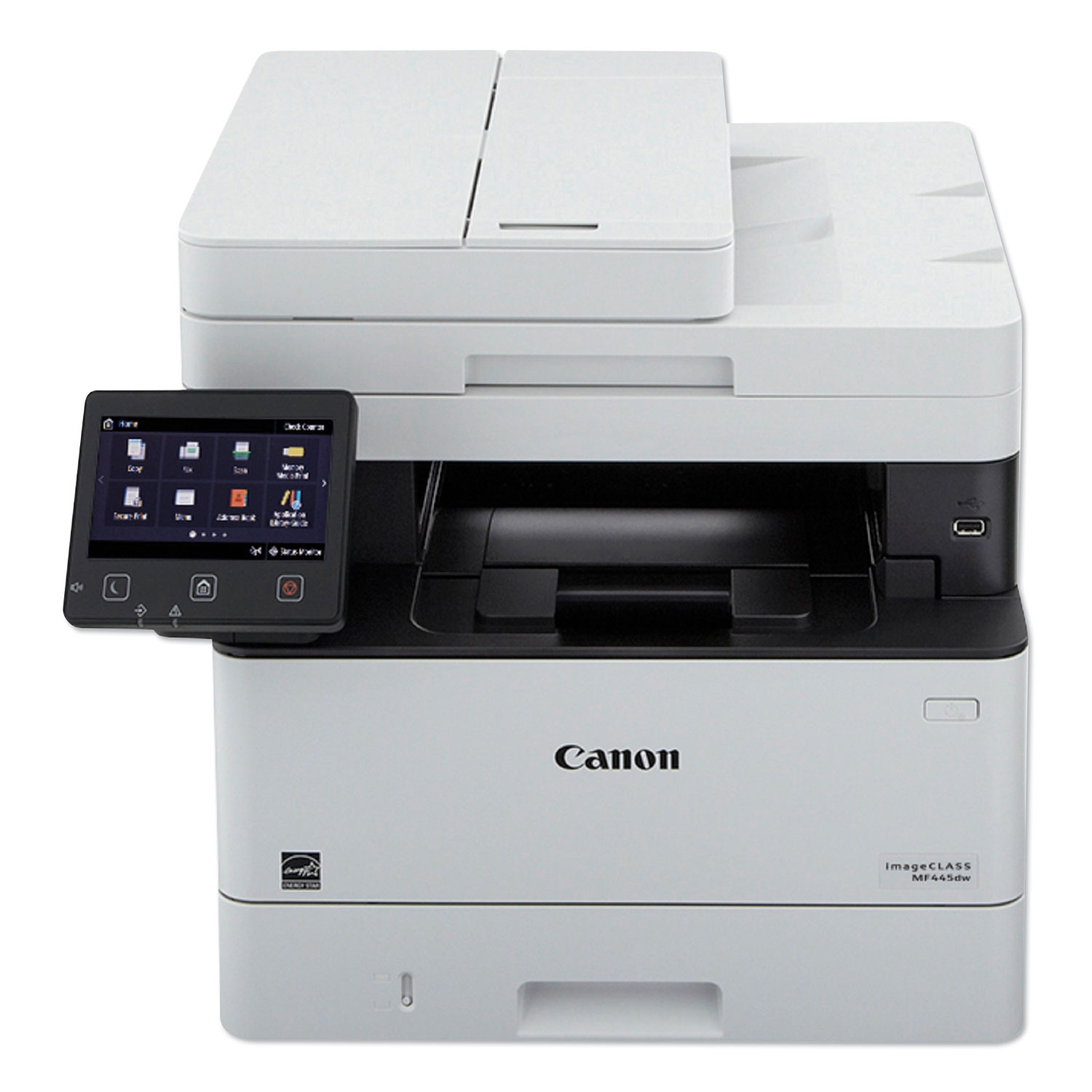  Canon 3514C004 imageCLASS MF445dw Black and White Compact Multifunction Printer, Copy/Fax/Print/Scan (CNM3514C004) 