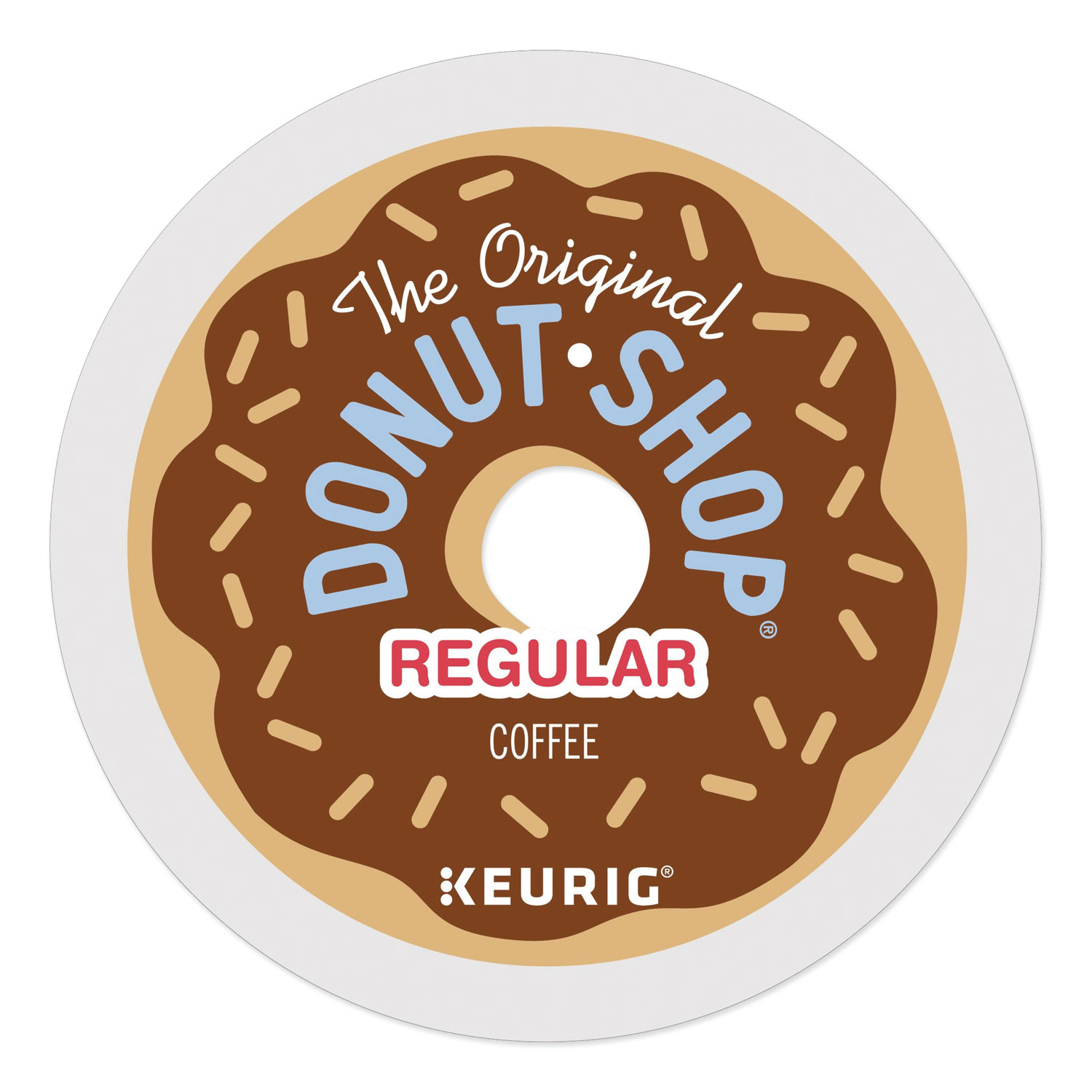  The Original Donut Shop 60052101 Donut Shop Coffee K-Cups, Regular, 96/Carton (DIE60052101CT) 