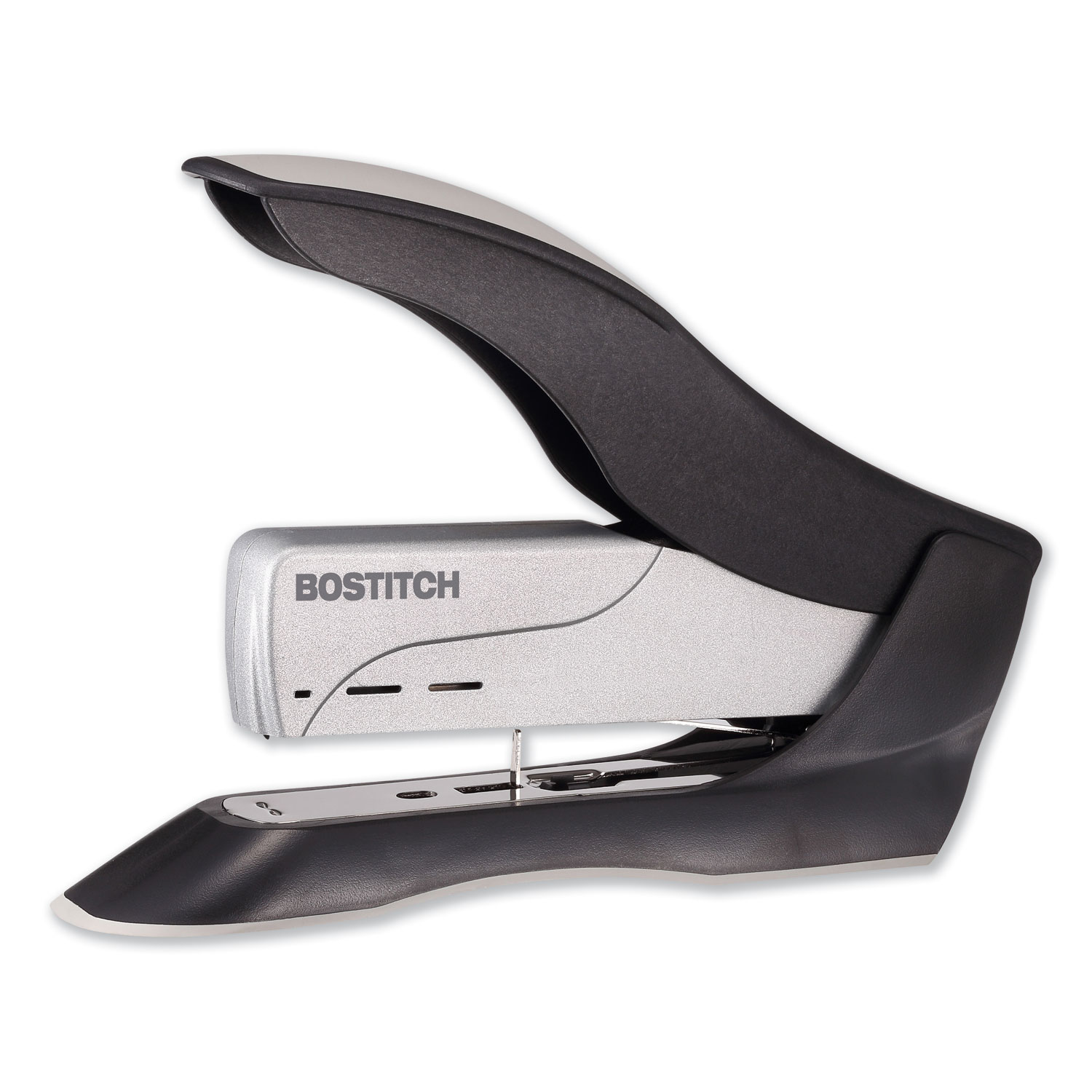  Bostitch 1300 Spring-Powered Premium Heavy-Duty Stapler, 100-Sheet Capacity, Black/Silver (ACI1300) 