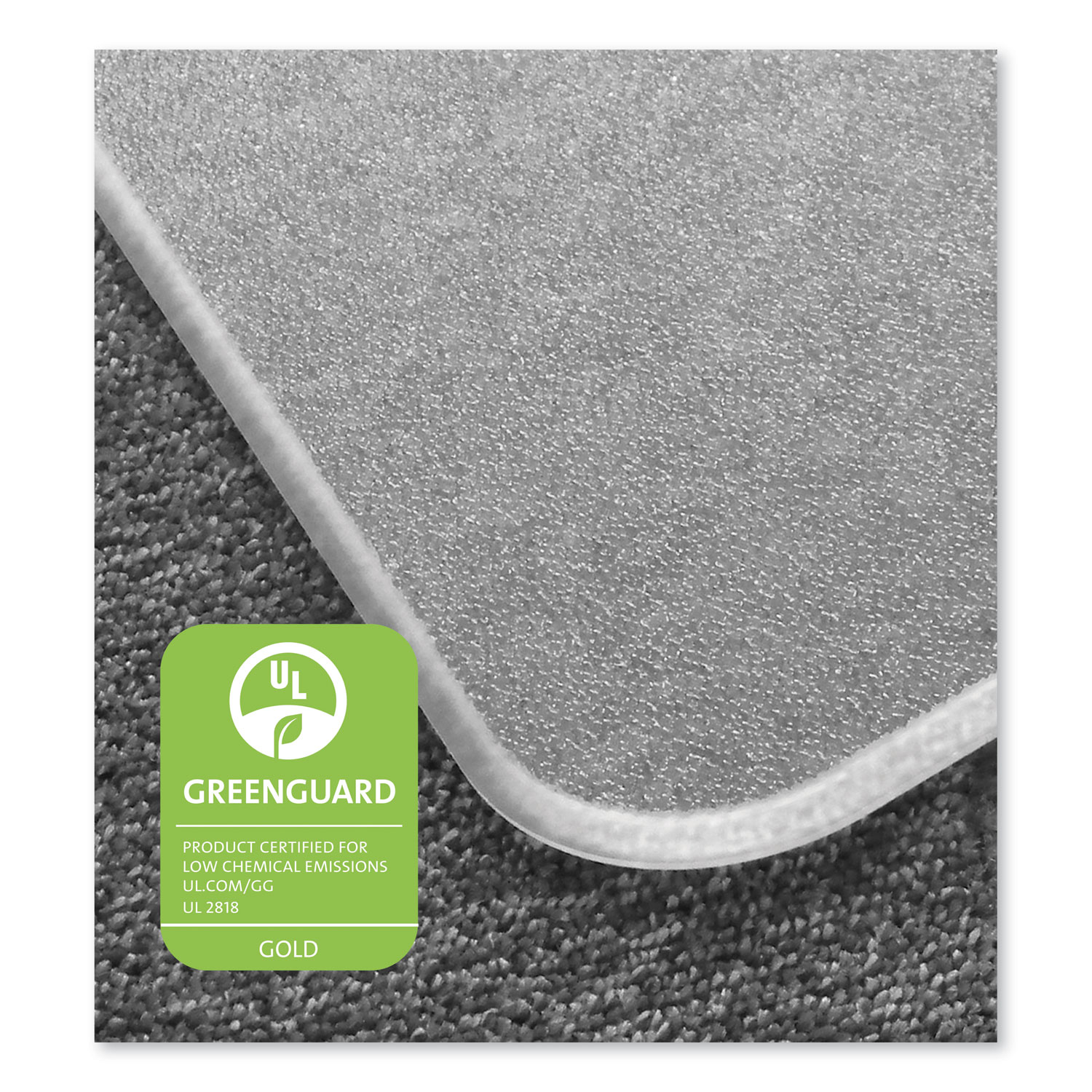  Floortex ECM121345ER Cleartex MegaMat Heavy-Duty Polycarbonate Mat for Hard Floor/All Carpet, 46 x 53, Clear (FLRECM121345ER) 