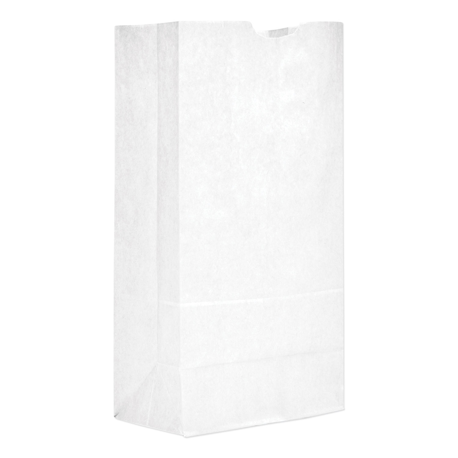  General 51040 Grocery Paper Bags, 40 lbs Capacity, #20, 8.25w x 5.94d x 16.13h, White, 500 Bags (BAGGW20500) 